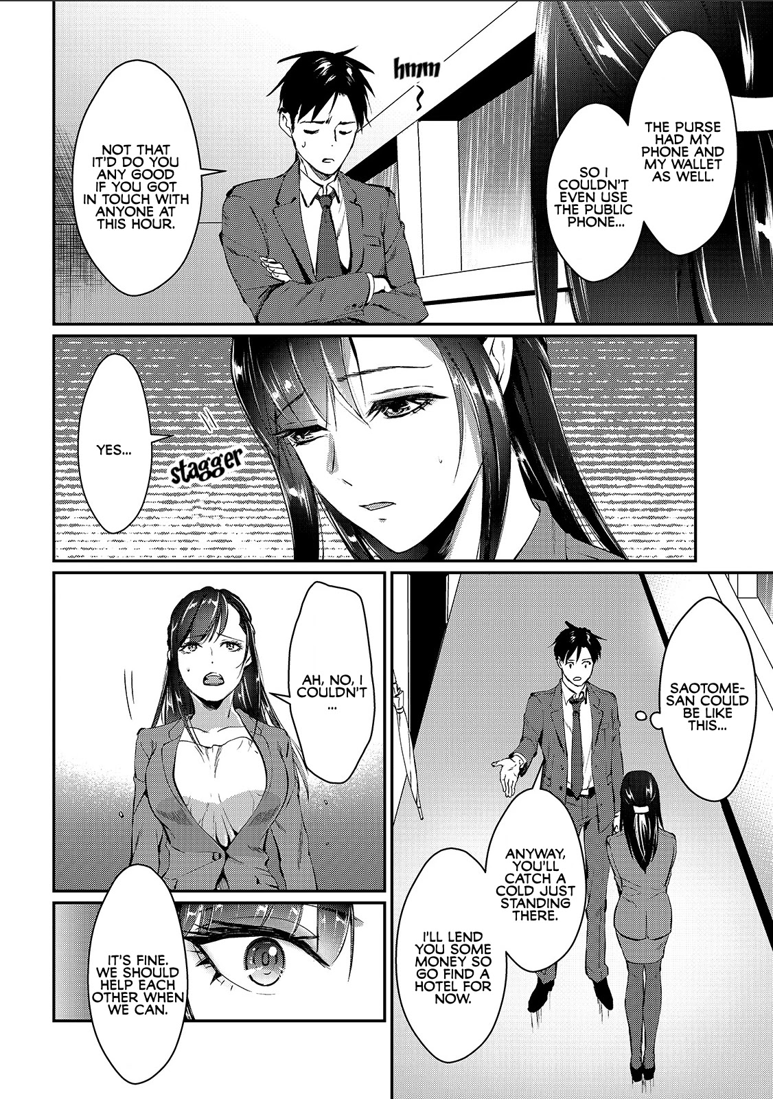It's Fun Having a 300,000 Yen a Month Job Welcoming Home an Onee-san Who Doesn't Find Meaning in a Job That Pays Her 500,000 Yen a Month Chapter 1 page 7 - Chapter 1: Saotome-san from the Next Door