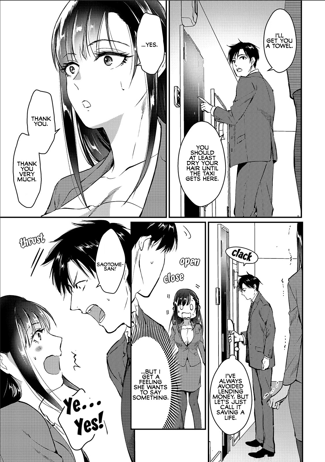 It's Fun Having a 300,000 Yen a Month Job Welcoming Home an Onee-san Who Doesn't Find Meaning in a Job That Pays Her 500,000 Yen a Month Chapter 1 page 8 - Chapter 1: Saotome-san from the Next Door