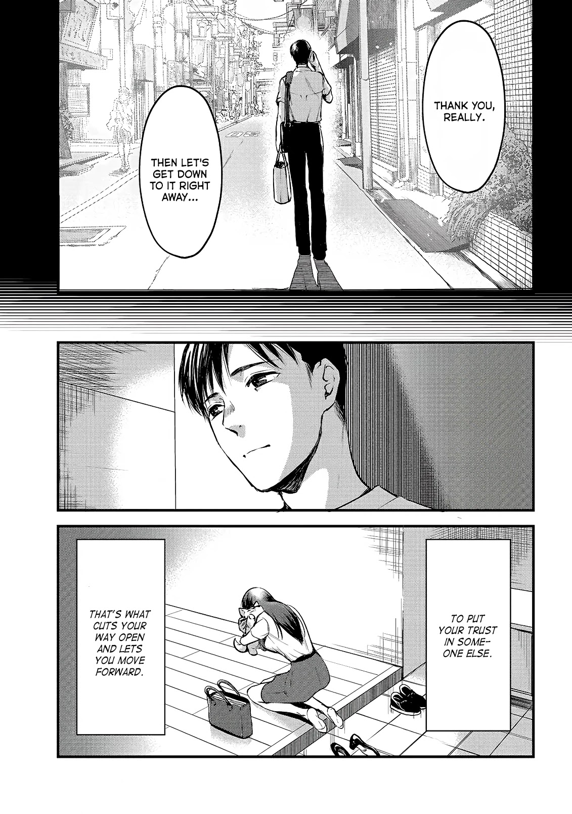 It's Fun Having a 300,000 Yen a Month Job Welcoming Home an Onee-san Who Doesn't Find Meaning in a Job That Pays Her 500,000 Yen a Month Chapter 11 page 22 - Chapter 11: "Welcome home", Saotome-san.
