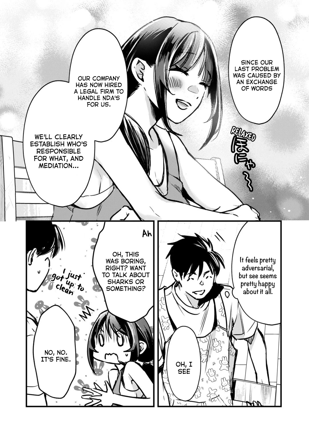 It's Fun Having a 300,000 Yen a Month Job Welcoming Home an Onee-san Who Doesn't Find Meaning in a Job That Pays Her 500,000 Yen a Month Chapter 15 page 21 - Chapter 15: Saotome-san doesn't rest.