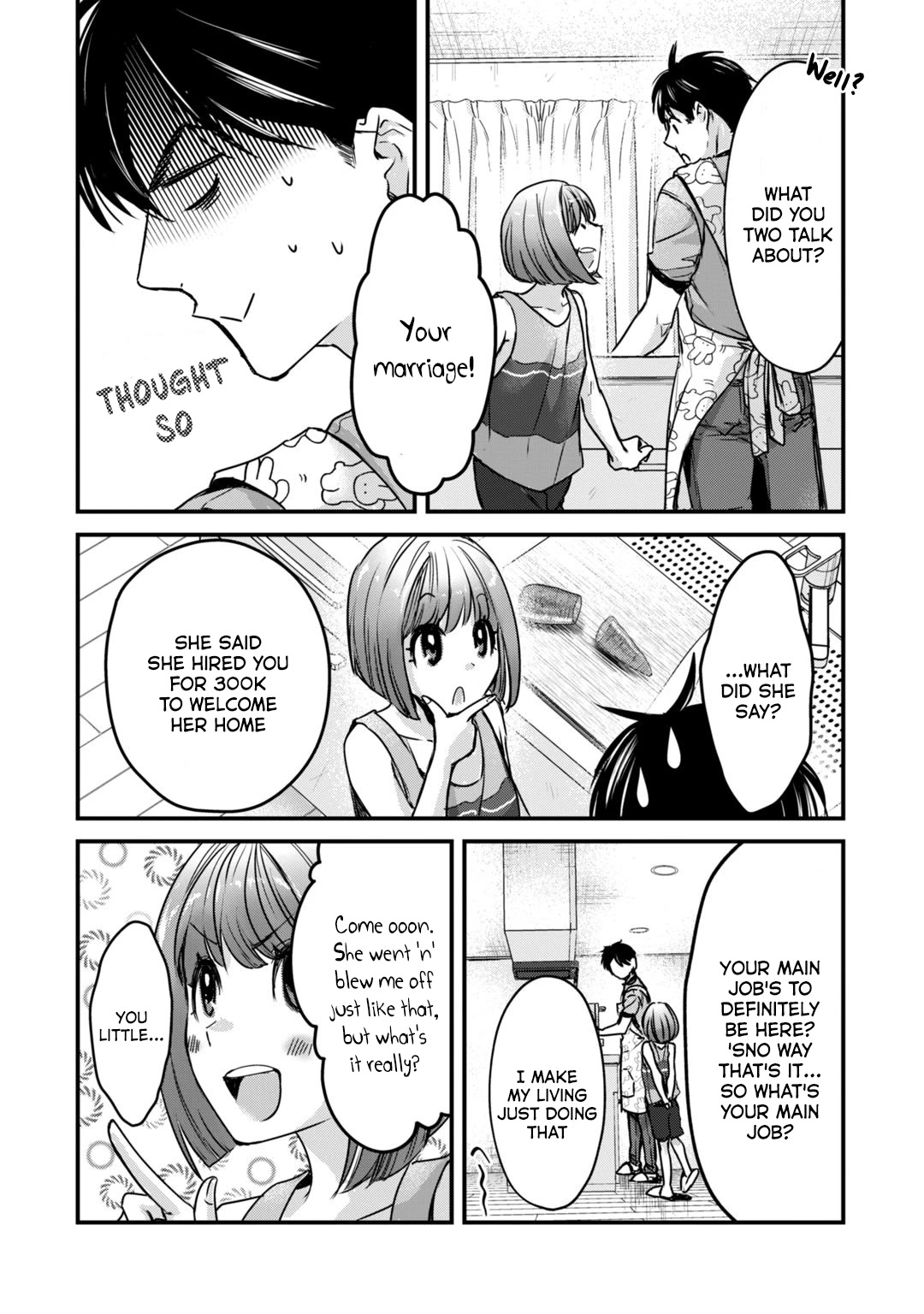 It's Fun Having a 300,000 Yen a Month Job Welcoming Home an Onee-san Who Doesn't Find Meaning in a Job That Pays Her 500,000 Yen a Month Chapter 17 page 13 - Chapter 17: Saotome-san is difficult to introduce.