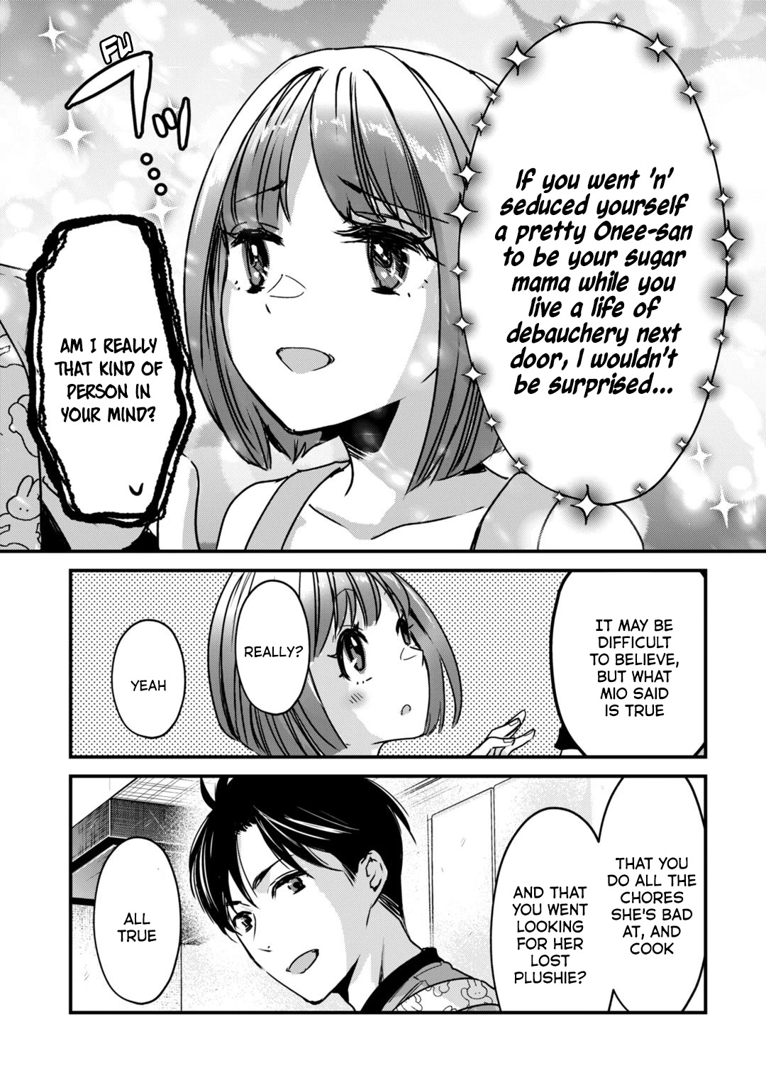 It's Fun Having a 300,000 Yen a Month Job Welcoming Home an Onee-san Who Doesn't Find Meaning in a Job That Pays Her 500,000 Yen a Month Chapter 17 page 16 - Chapter 17: Saotome-san is difficult to introduce.