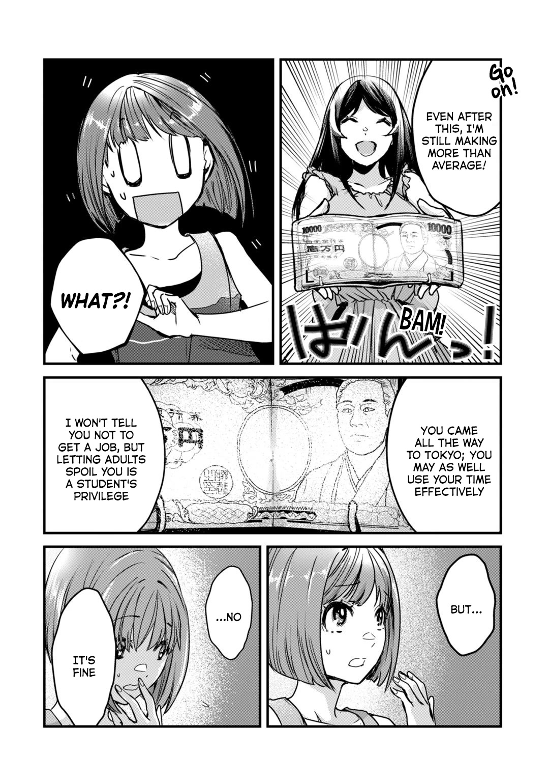 It's Fun Having a 300,000 Yen a Month Job Welcoming Home an Onee-san Who Doesn't Find Meaning in a Job That Pays Her 500,000 Yen a Month Chapter 17 page 21 - Chapter 17: Saotome-san is difficult to introduce.