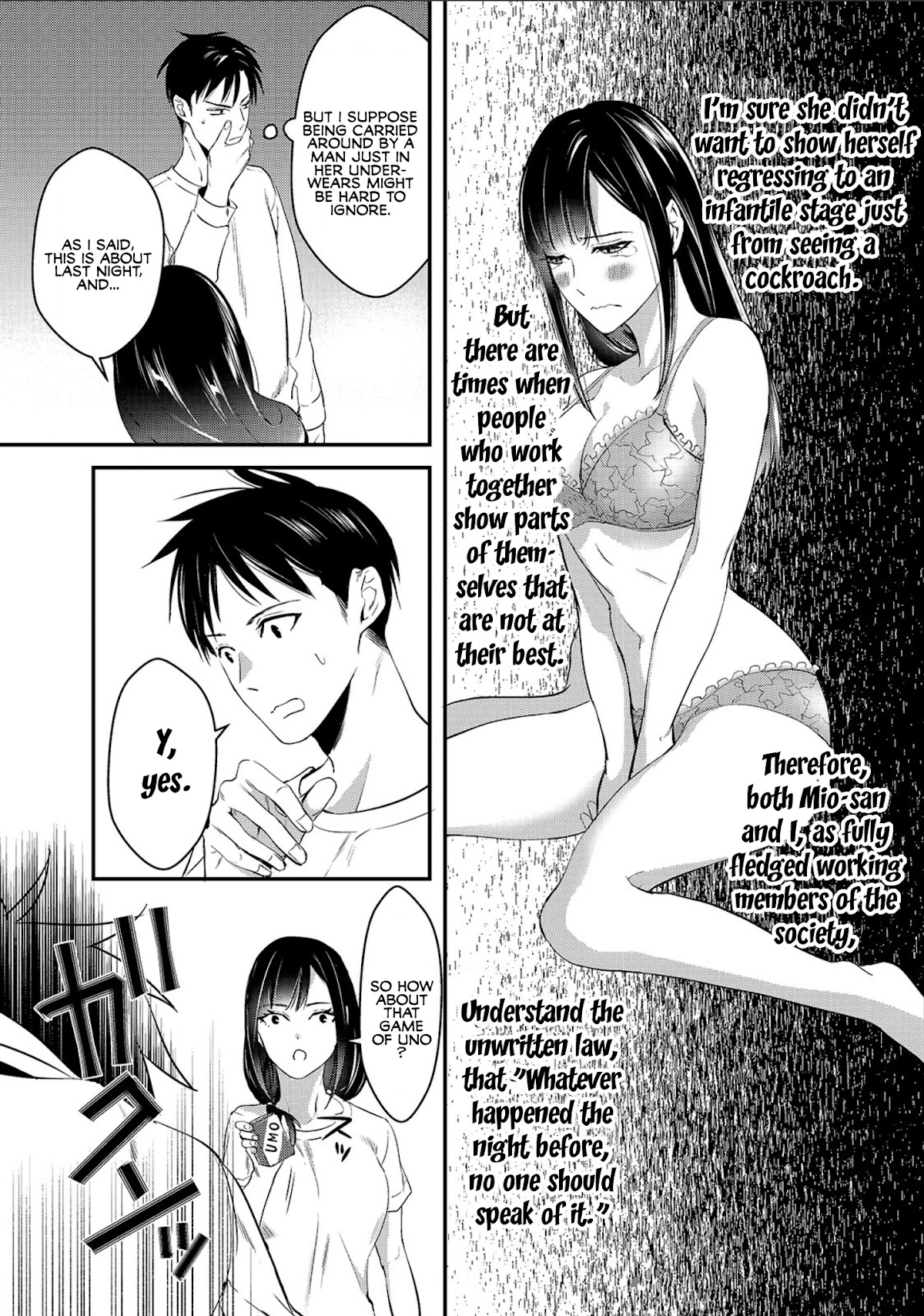 It's Fun Having a 300,000 Yen a Month Job Welcoming Home an Onee-san Who Doesn't Find Meaning in a Job That Pays Her 500,000 Yen a Month Chapter 2 page 25 - Chapter 2: Saotome-san Can't be Held Back