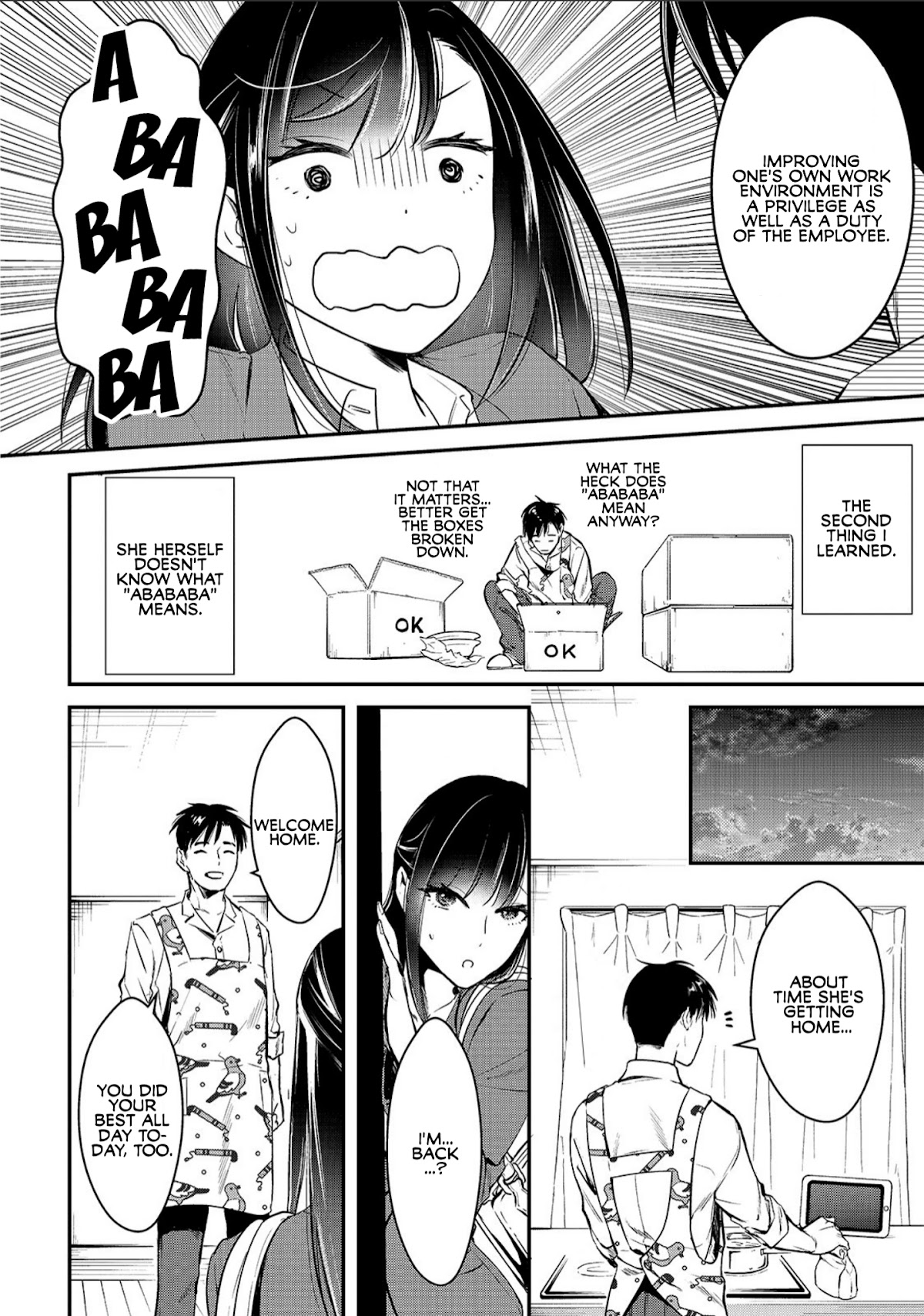 It's Fun Having a 300,000 Yen a Month Job Welcoming Home an Onee-san Who Doesn't Find Meaning in a Job That Pays Her 500,000 Yen a Month Chapter 2 page 6 - Chapter 2: Saotome-san Can't be Held Back