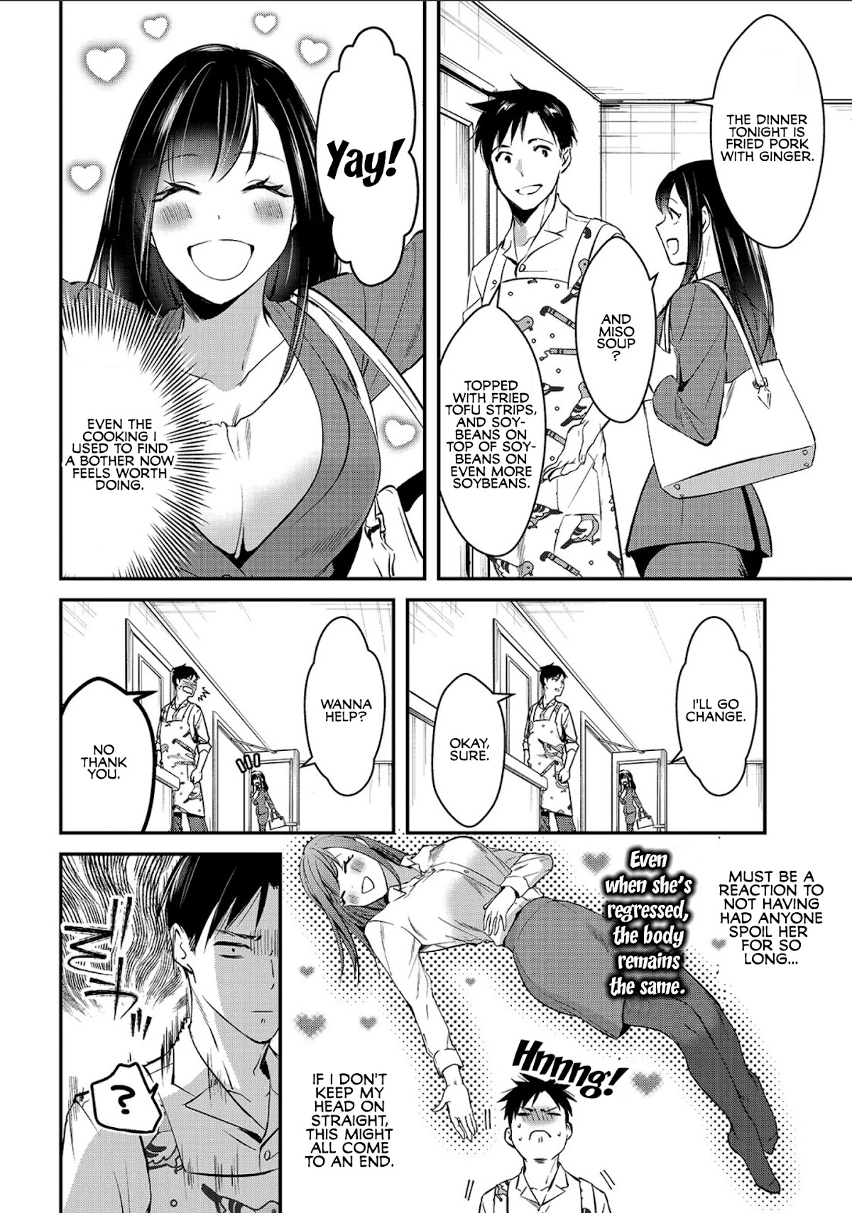 It's Fun Having a 300,000 Yen a Month Job Welcoming Home an Onee-san Who Doesn't Find Meaning in a Job That Pays Her 500,000 Yen a Month Chapter 2 page 8 - Chapter 2: Saotome-san Can't be Held Back
