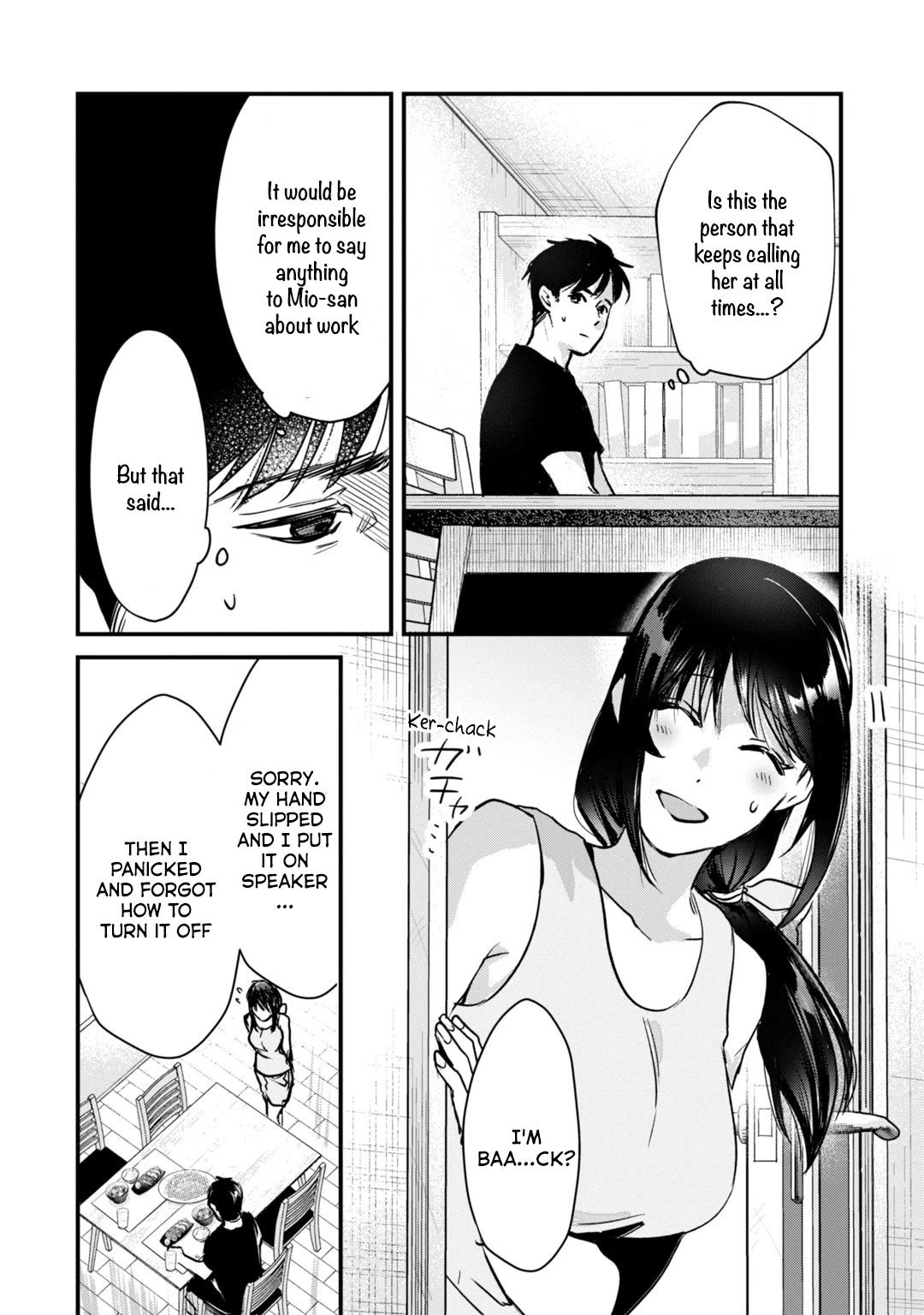 It's Fun Having a 300,000 Yen a Month Job Welcoming Home an Onee-san Who Doesn't Find Meaning in a Job That Pays Her 500,000 Yen a Month Chapter 20 page 23 - Chapter 20: Saotome-san won't go in
