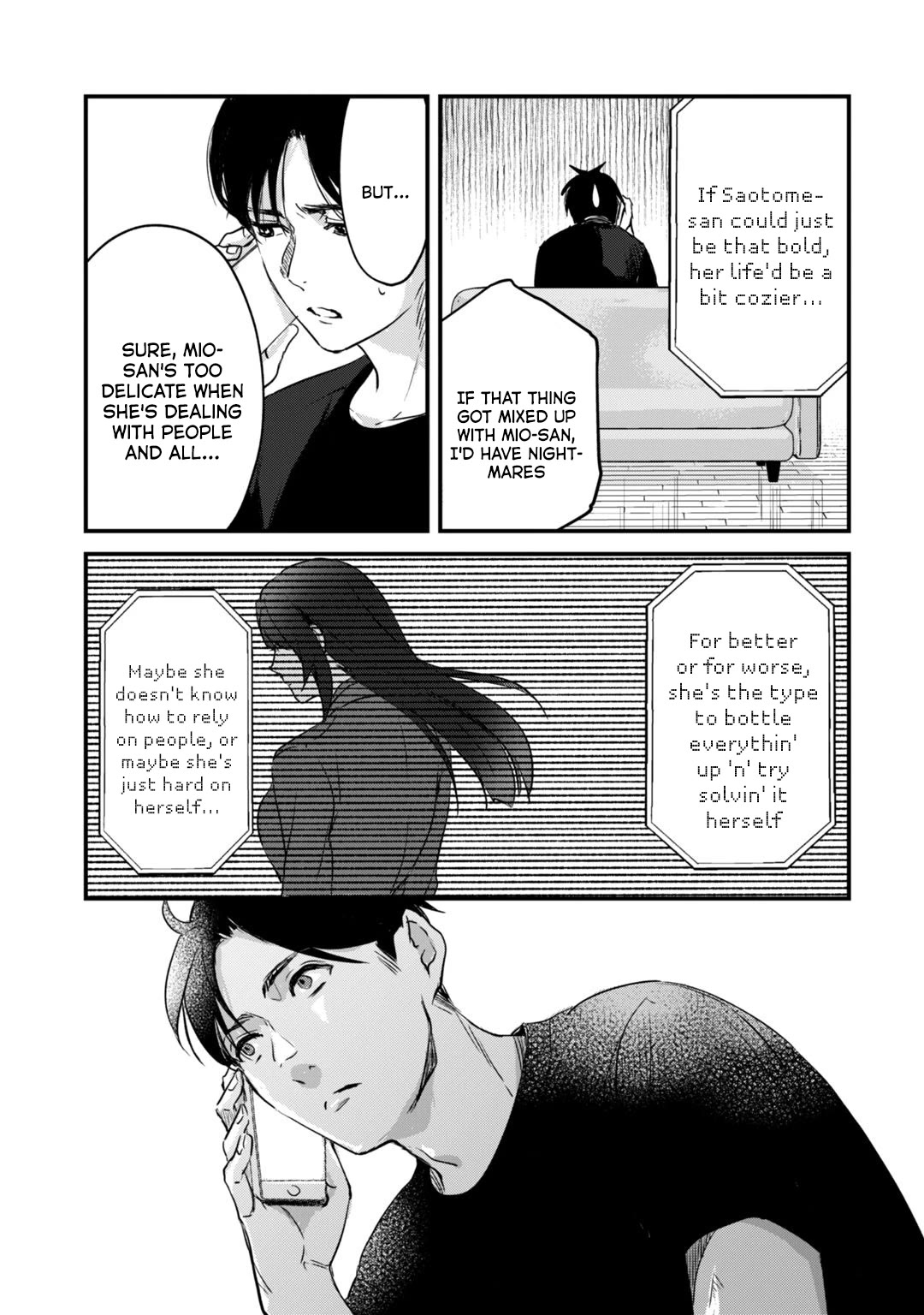 It's Fun Having a 300,000 Yen a Month Job Welcoming Home an Onee-san Who Doesn't Find Meaning in a Job That Pays Her 500,000 Yen a Month Chapter 20 page 30 - Chapter 20: Saotome-san won't go in