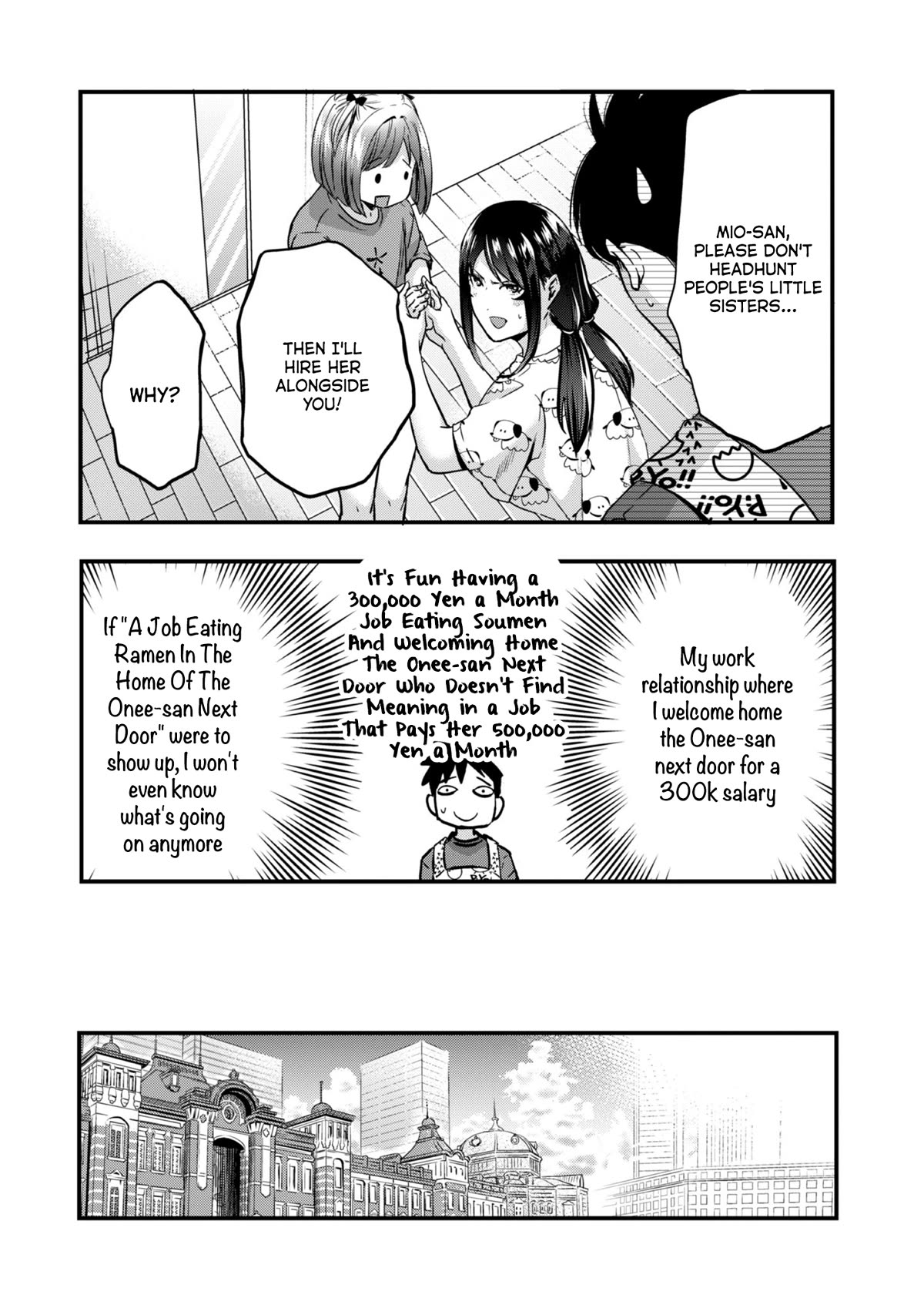 It's Fun Having a 300,000 Yen a Month Job Welcoming Home an Onee-san Who Doesn't Find Meaning in a Job That Pays Her 500,000 Yen a Month Chapter 22 page 13 - Chapter 22: Saotome-san won't stop.