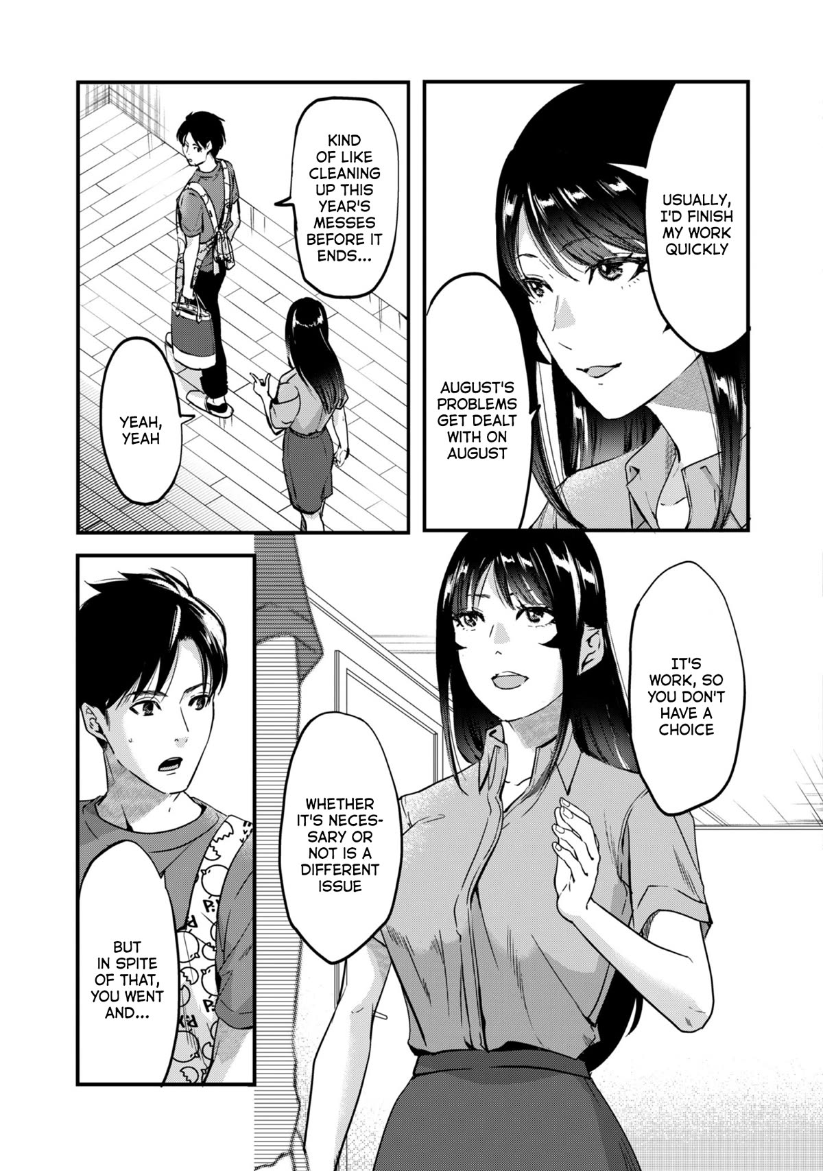 It's Fun Having a 300,000 Yen a Month Job Welcoming Home an Onee-san Who Doesn't Find Meaning in a Job That Pays Her 500,000 Yen a Month Chapter 22 page 4 - Chapter 22: Saotome-san won't stop.