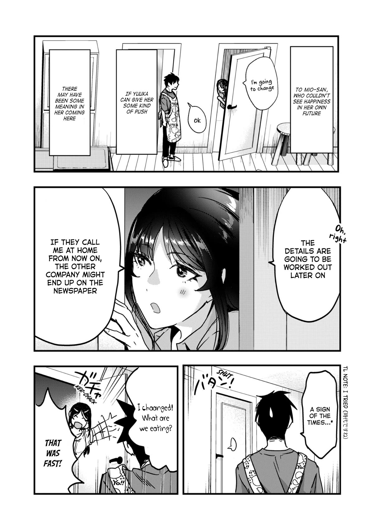 It's Fun Having a 300,000 Yen a Month Job Welcoming Home an Onee-san Who Doesn't Find Meaning in a Job That Pays Her 500,000 Yen a Month Chapter 22 page 7 - Chapter 22: Saotome-san won't stop.