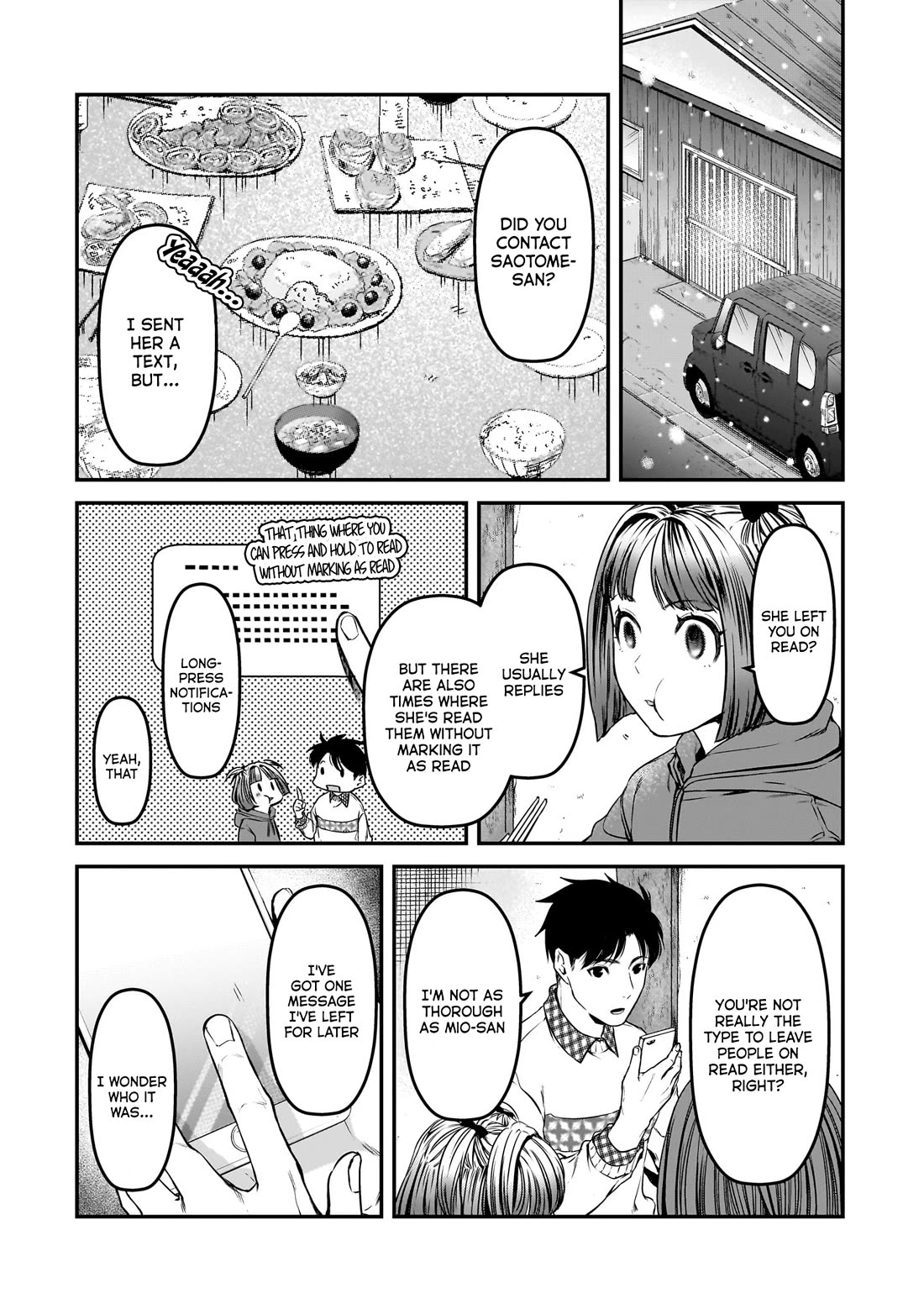 It's Fun Having a 300,000 Yen a Month Job Welcoming Home an Onee-san Who Doesn't Find Meaning in a Job That Pays Her 500,000 Yen a Month Chapter 29 page 12 - Chapter 29: Mio-san doesn't want to go home.