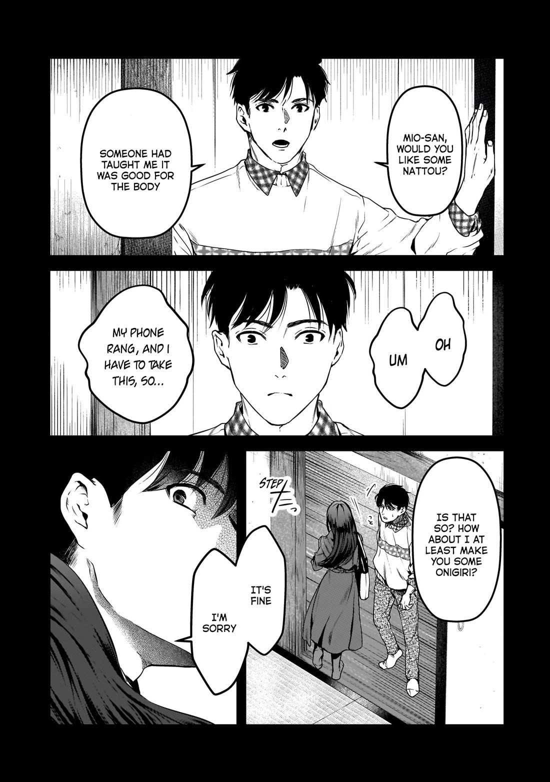 It's Fun Having a 300,000 Yen a Month Job Welcoming Home an Onee-san Who Doesn't Find Meaning in a Job That Pays Her 500,000 Yen a Month Chapter 29 page 5 - Chapter 29: Mio-san doesn't want to go home.
