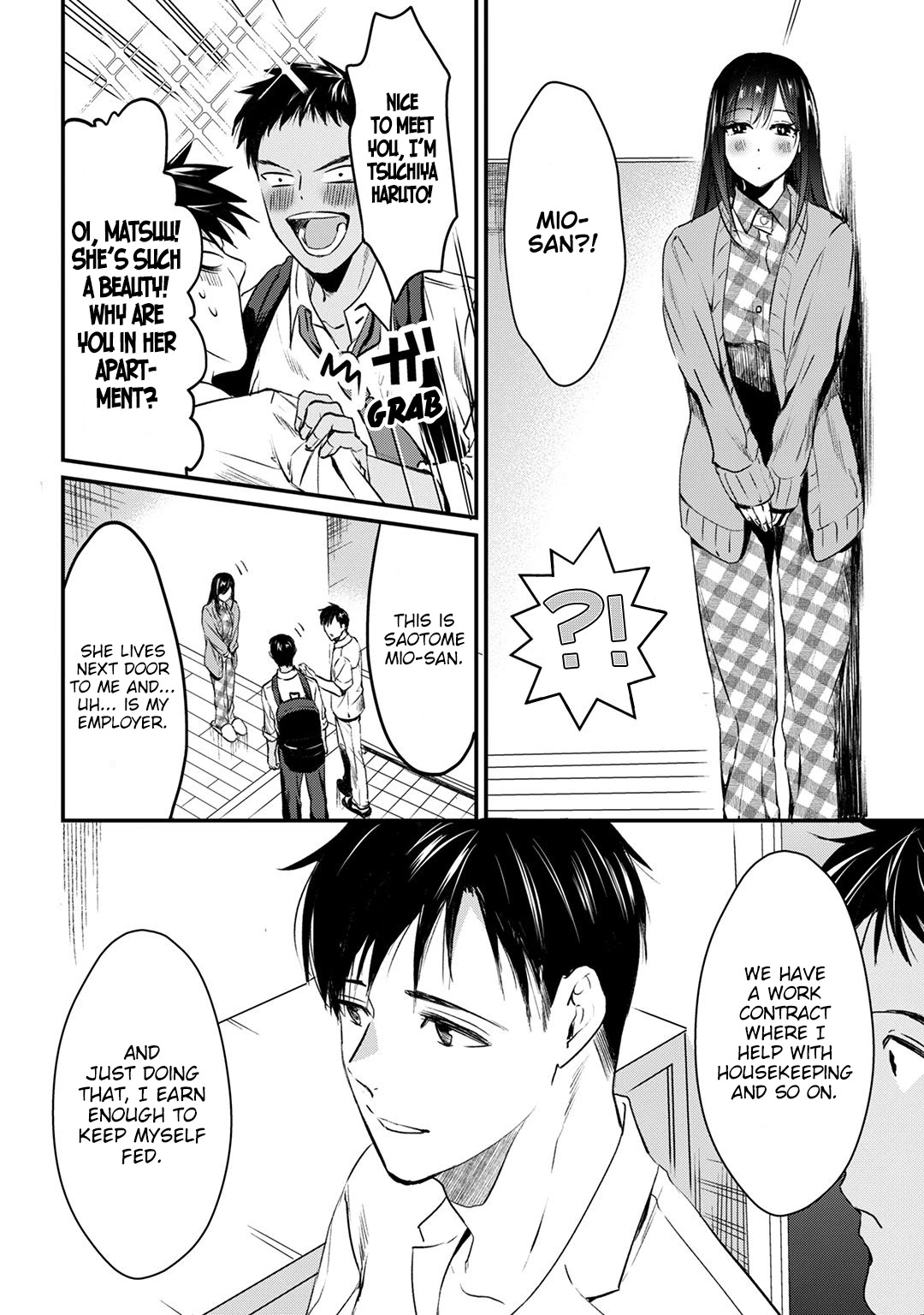 It's Fun Having a 300,000 Yen a Month Job Welcoming Home an Onee-san Who Doesn't Find Meaning in a Job That Pays Her 500,000 Yen a Month Chapter 5 page 4 - Chapter 5: I want to let Saotome-san rest for one more day