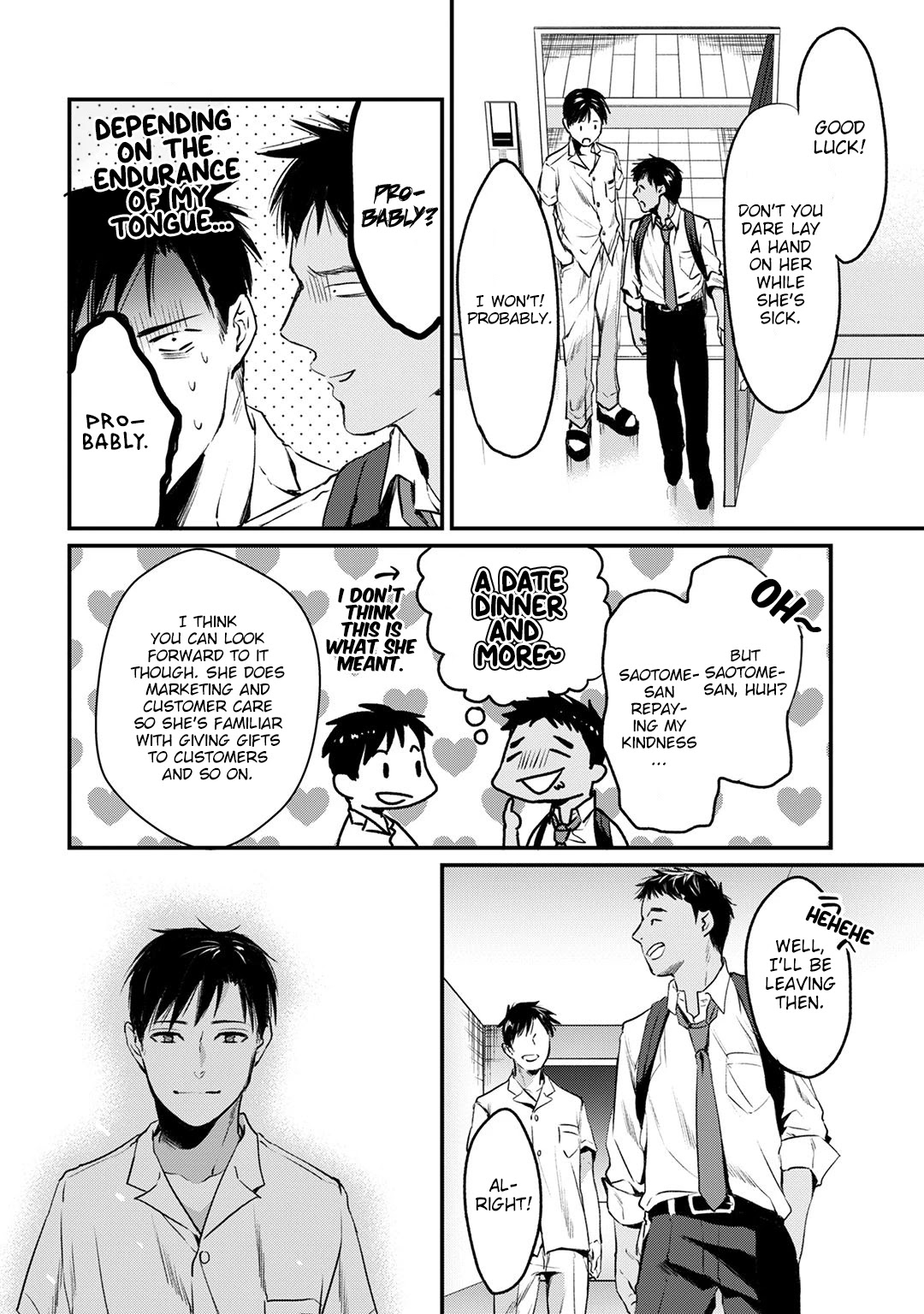 It's Fun Having a 300,000 Yen a Month Job Welcoming Home an Onee-san Who Doesn't Find Meaning in a Job That Pays Her 500,000 Yen a Month Chapter 5 page 8 - Chapter 5: I want to let Saotome-san rest for one more day