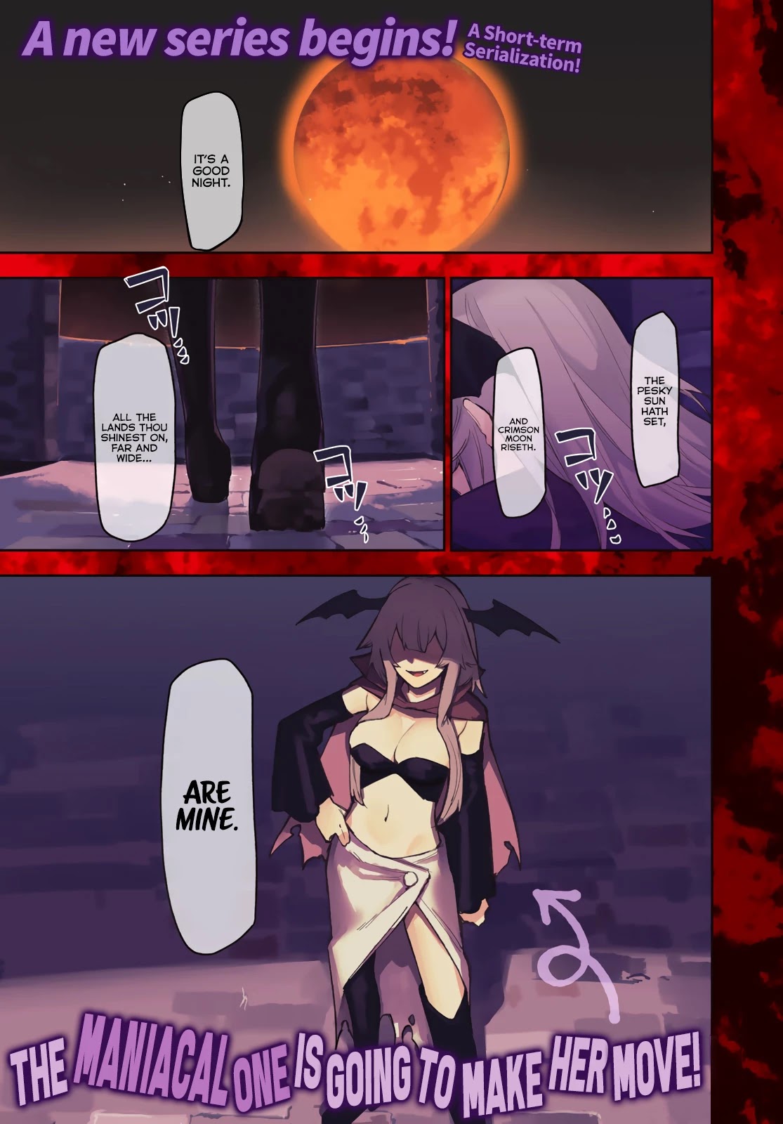 It's Just Not My Night Chapter 1 page 2 - Chapter 1: A Legendary Vampire Descends