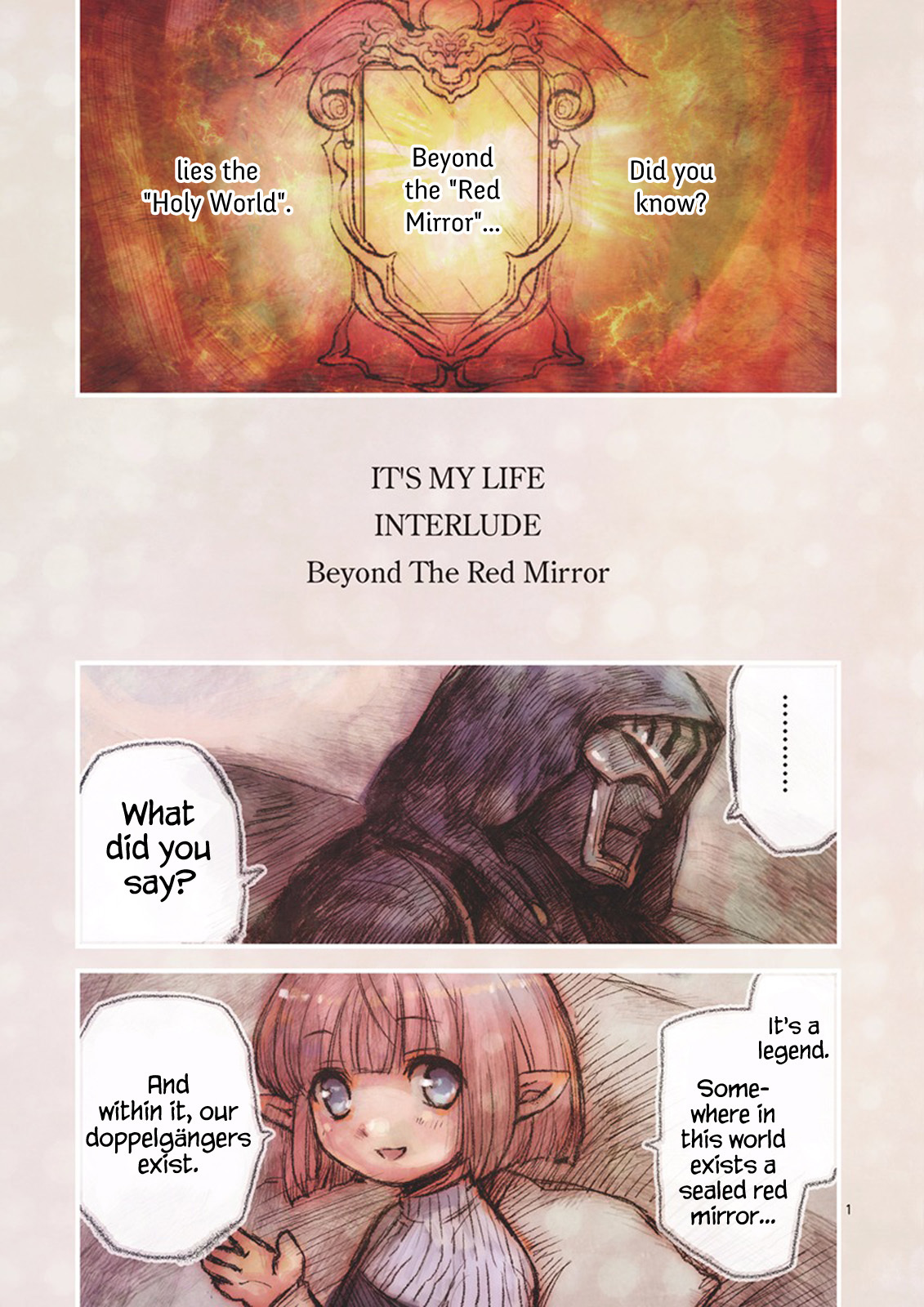 It's My Life Chapter 18.5 page 1 - Chapter 18.5: Interlude: Beyond The Red Mirror