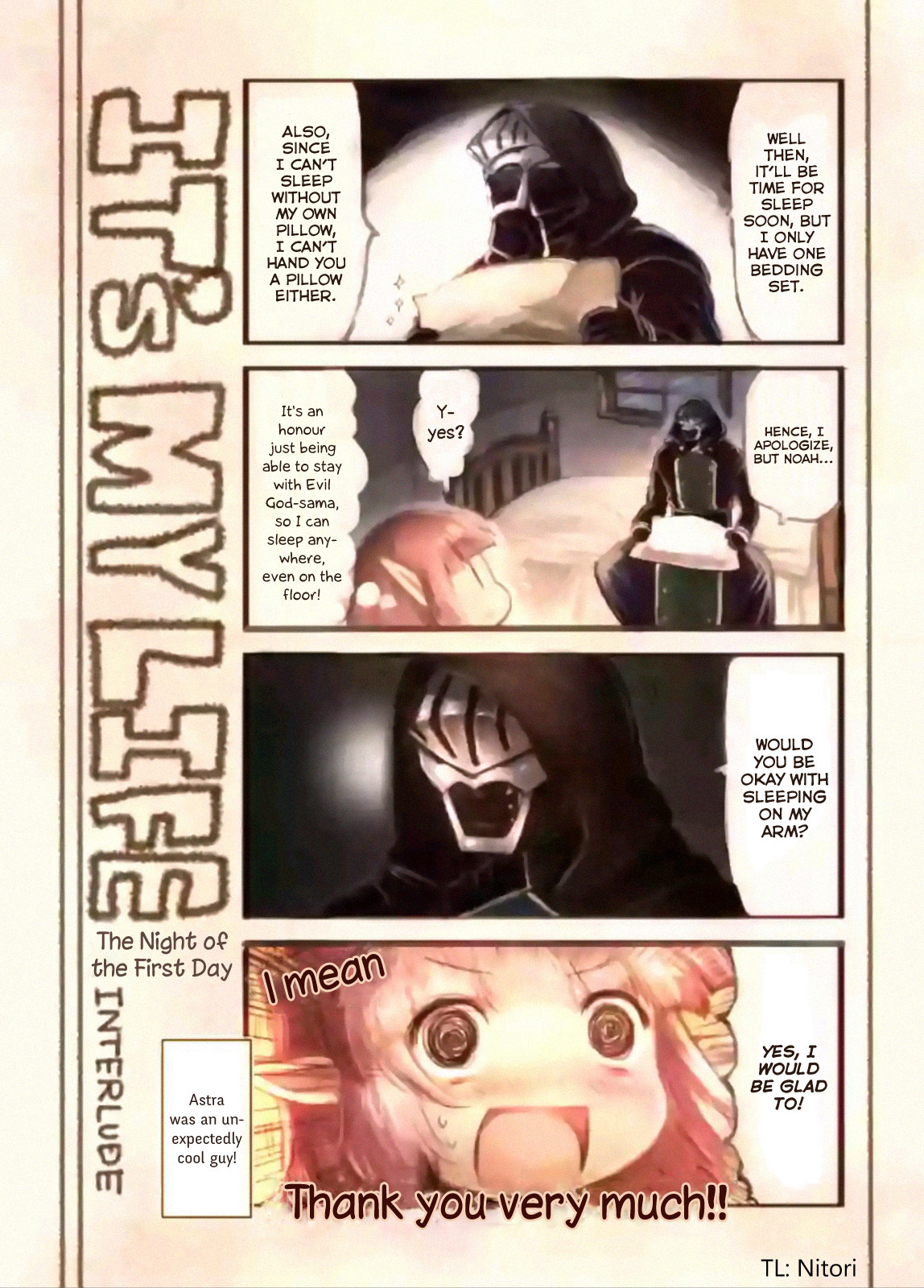 It's My Life Chapter 2.5 page 2 - Chapter 2.5: Interlude: The Night of the First Day