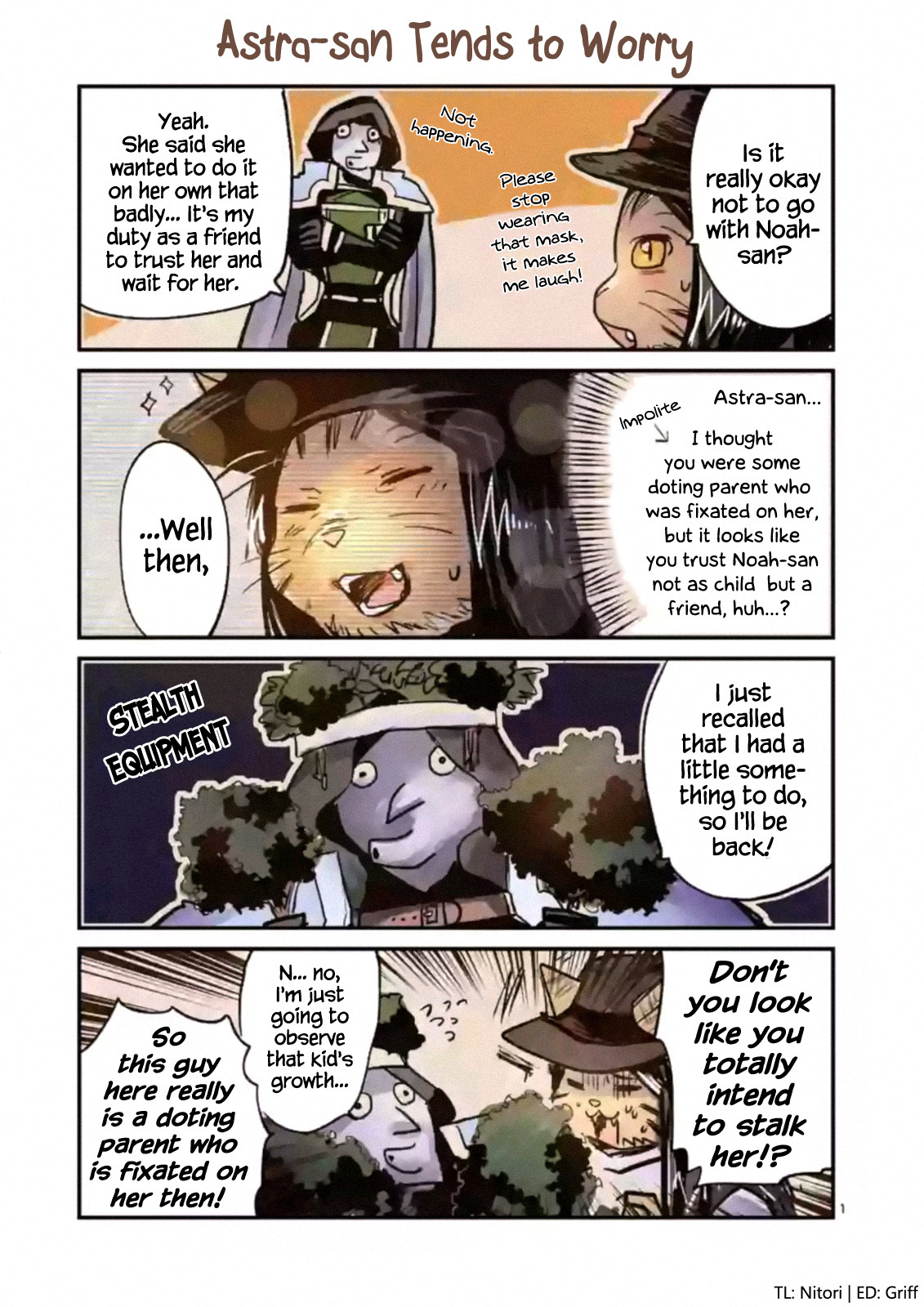 It's My Life Chapter 20.15 page 1 - Chapter 20.15: Astra-san Tends to Worry