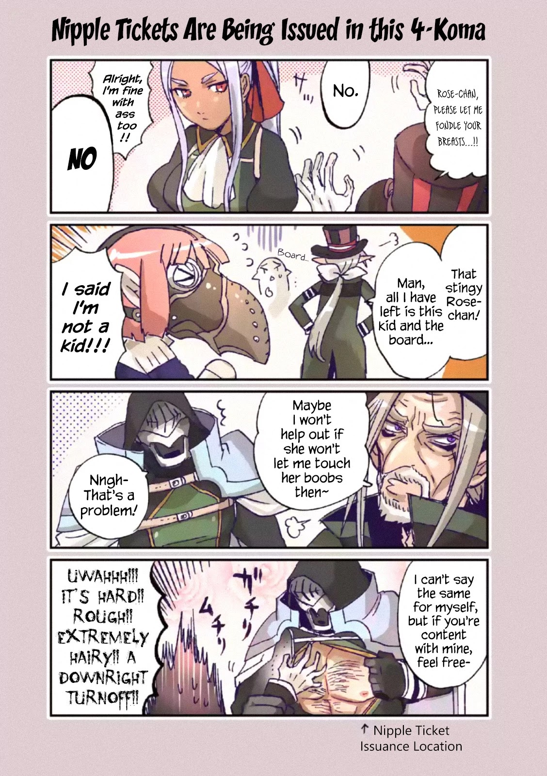 It's My Life Chapter 32.5 page 1 - Chapter 32.5: Nipple Tickets Are Beign Issued in this 4-koma + Q&A