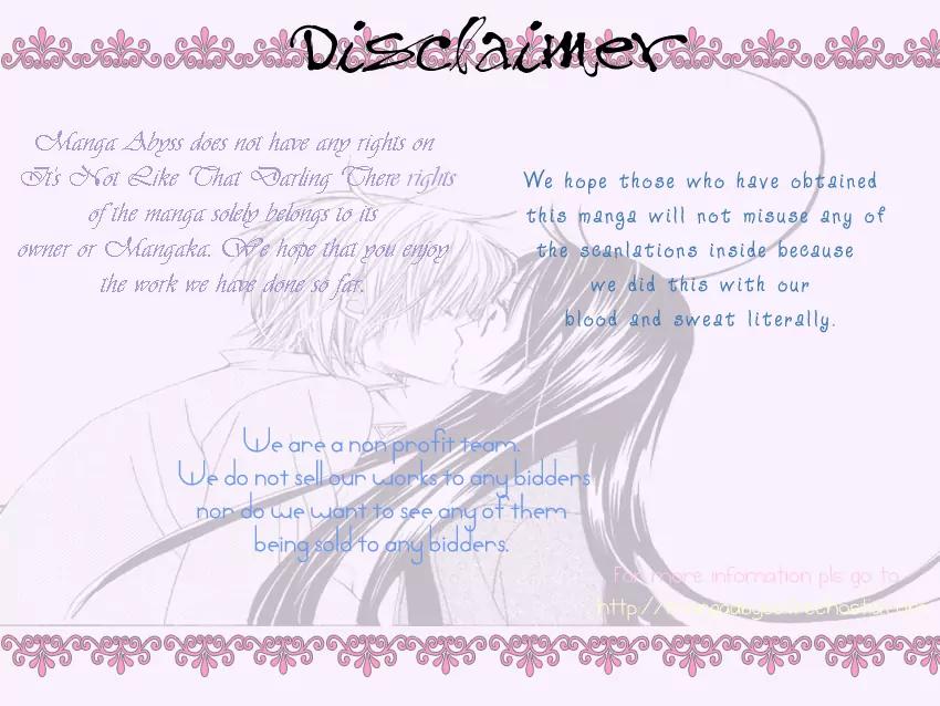 It's Not Like That, Darling Chapter 13 page 2 - Chapter 13: 13th contact - Choices for the Future