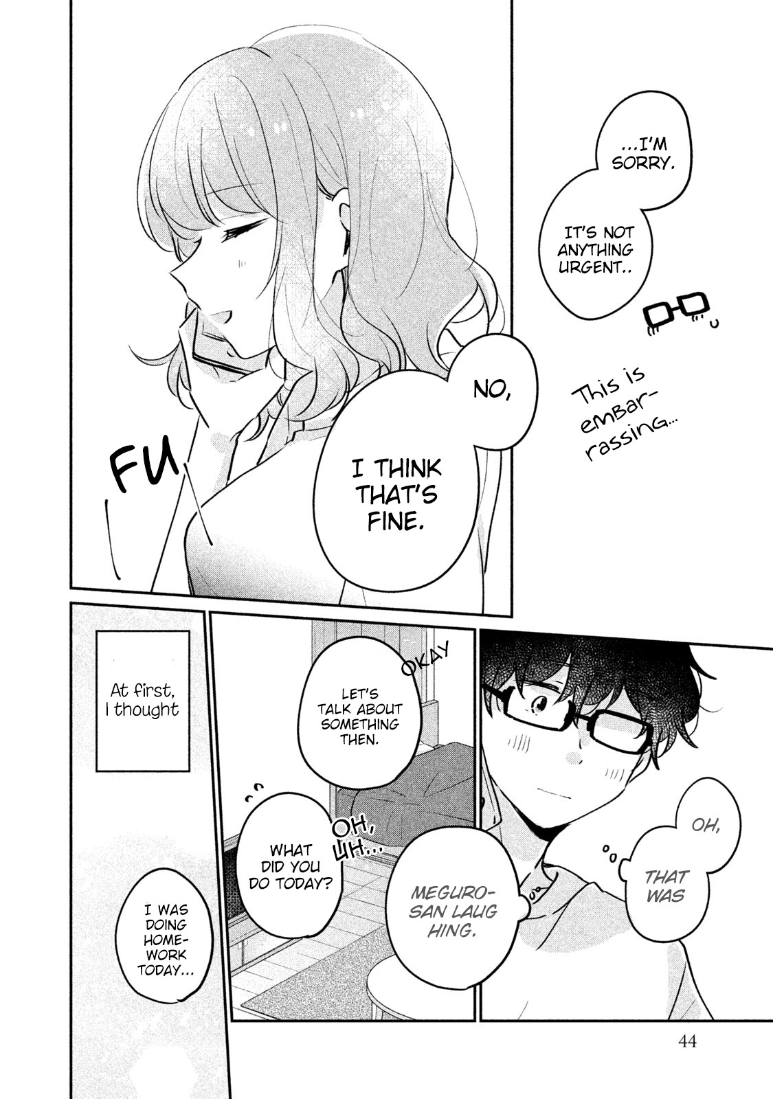 It's Not Meguro-san's First Time Chapter 13 page 11 - Chapter 13: I Want To Hear Her