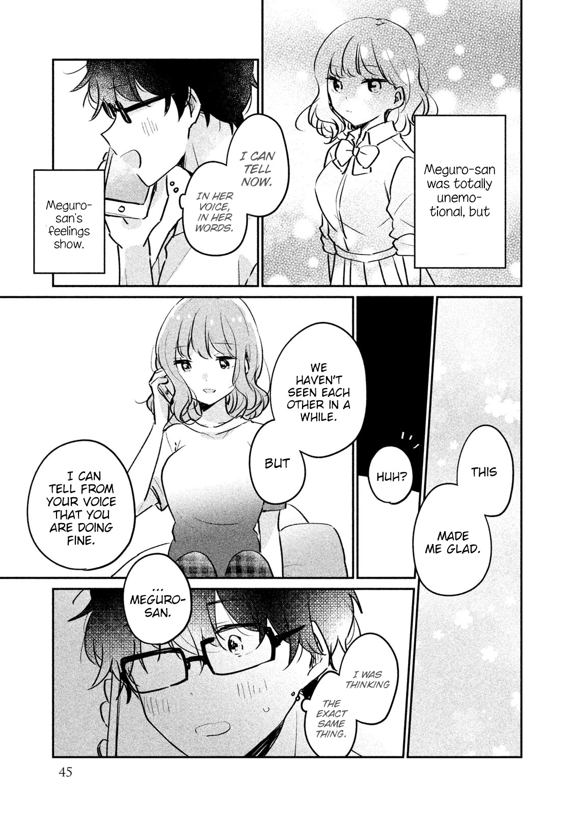 It's Not Meguro-san's First Time Chapter 13 page 12 - Chapter 13: I Want To Hear Her