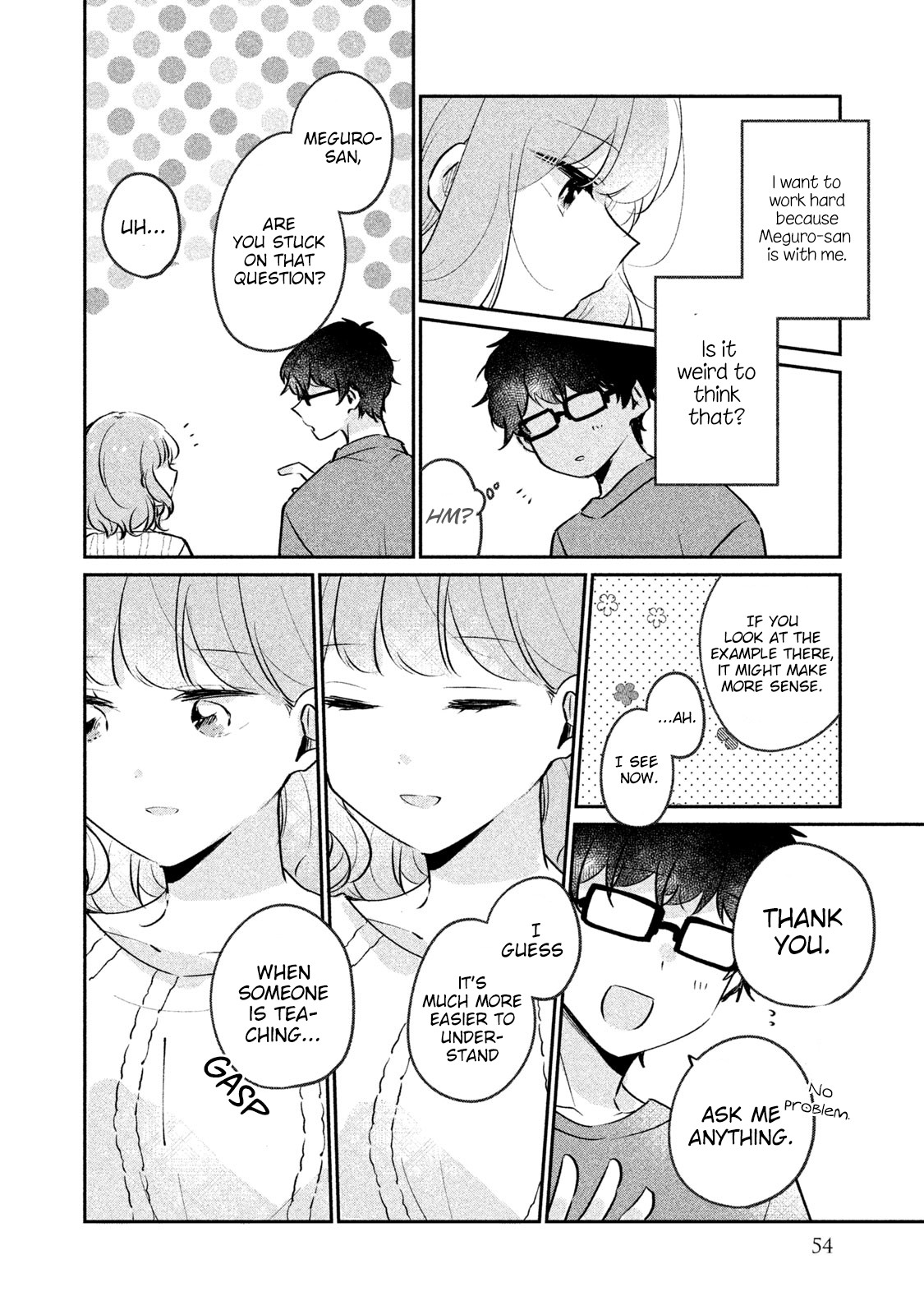 It's Not Meguro-san's First Time Chapter 14 page 9 - Chapter 14: What I Don't Know