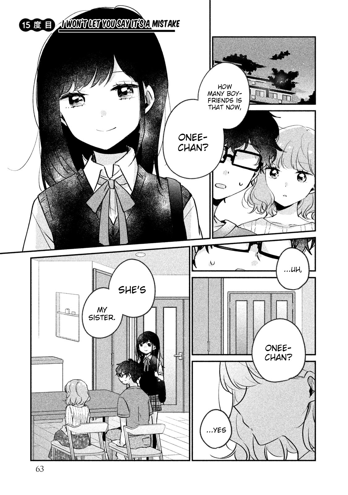 It's Not Meguro-san's First Time Chapter 15 page 2 - Chapter 15: I Won't Let You Say It's a Mistake