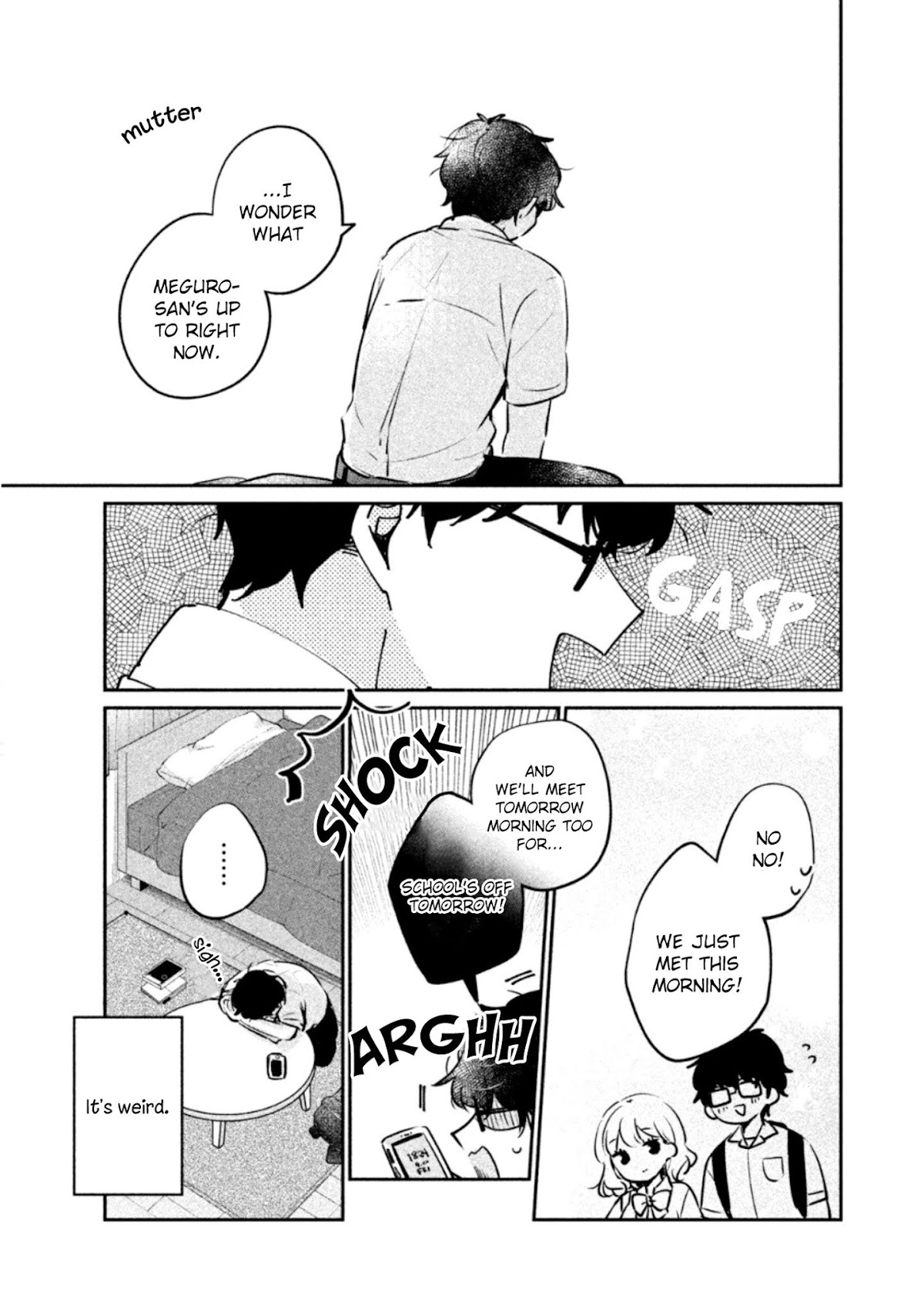 It's Not Meguro-san's First Time Chapter 20 page 12 - Chapter 20: I Want To See Her Now, But