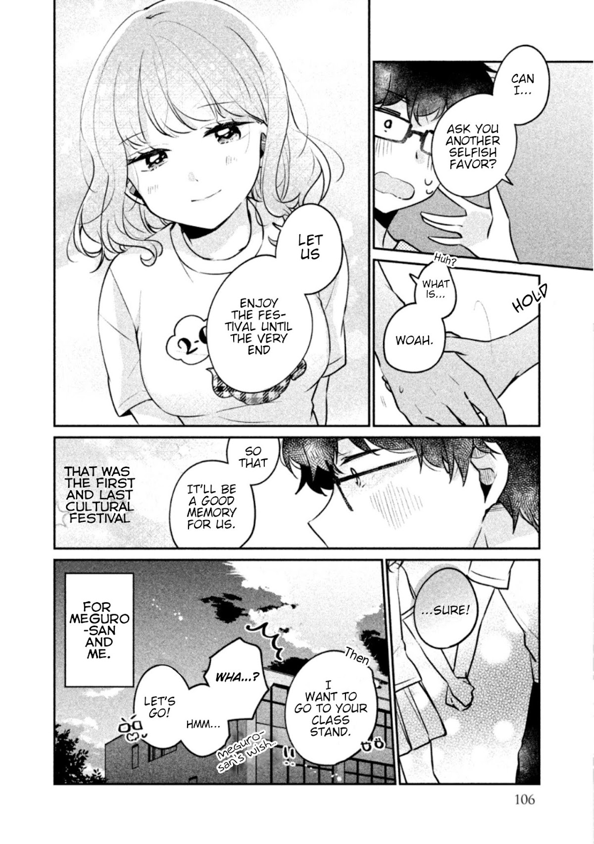 It's Not Meguro-san's First Time Chapter 24 page 15 - Chapter 24: Can i Ask You a Favor