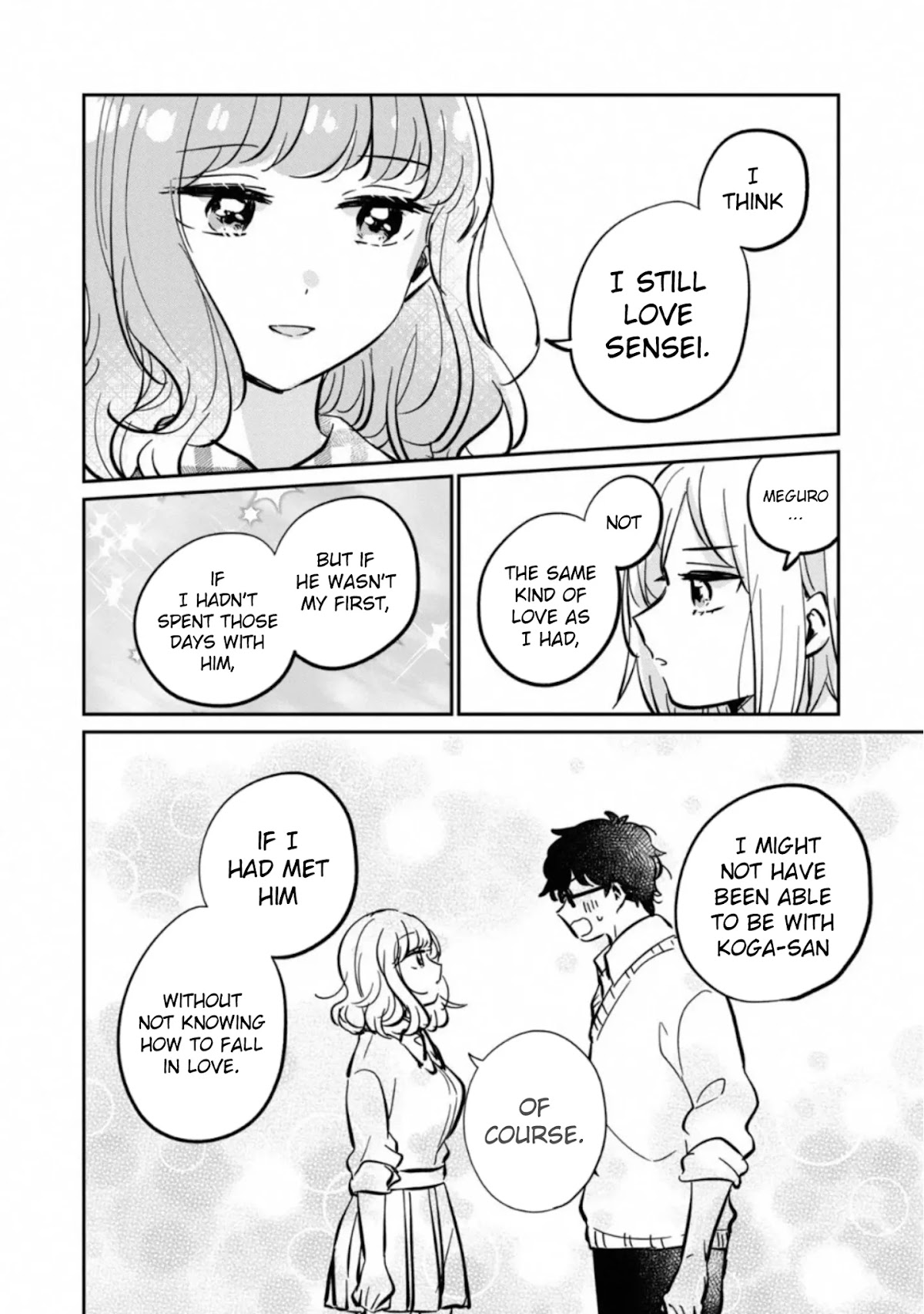 It's Not Meguro-san's First Time Chapter 30.5 page 13 - Chapter 30.5: Bonus: To my first love