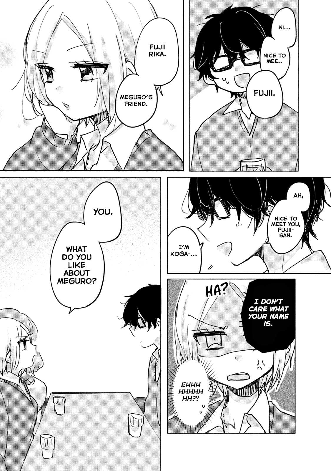 It's Not Meguro-san's First Time Chapter 4 page 5 - Chapter 4: I Don't Approve of it