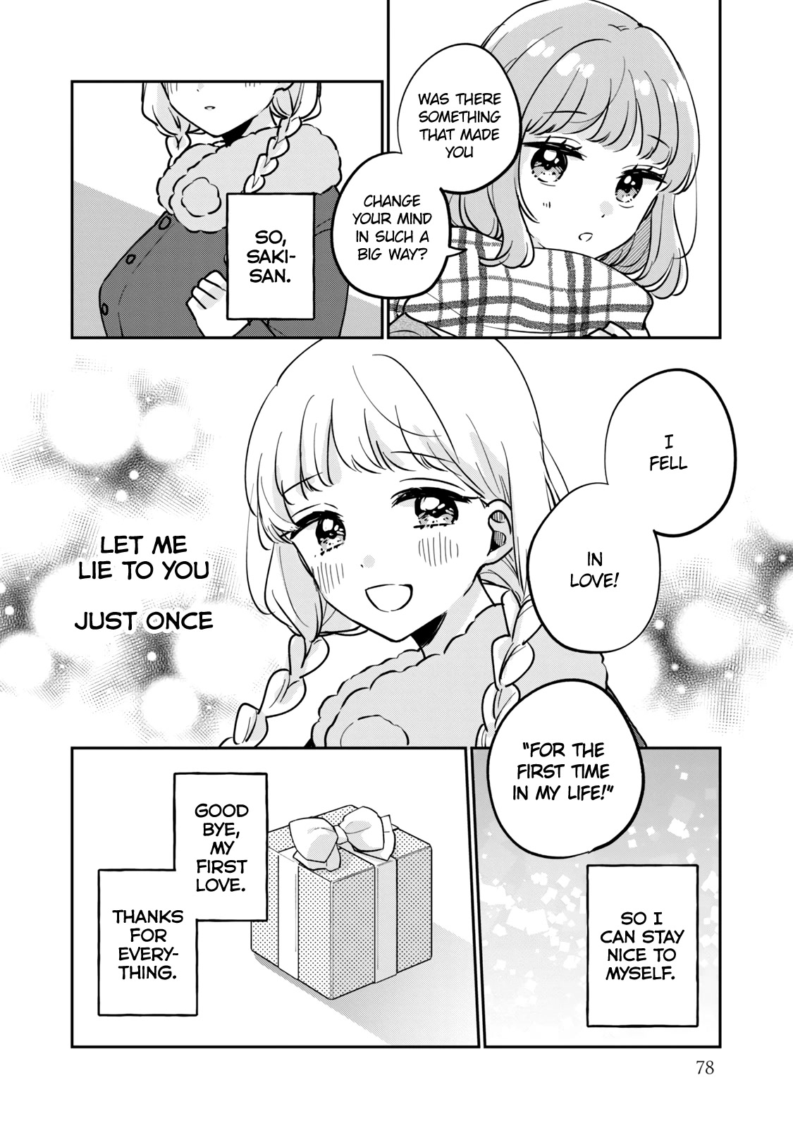It's Not Meguro-san's First Time Chapter 42.5 page 13 - Chapter 42.5: Lie to you just once