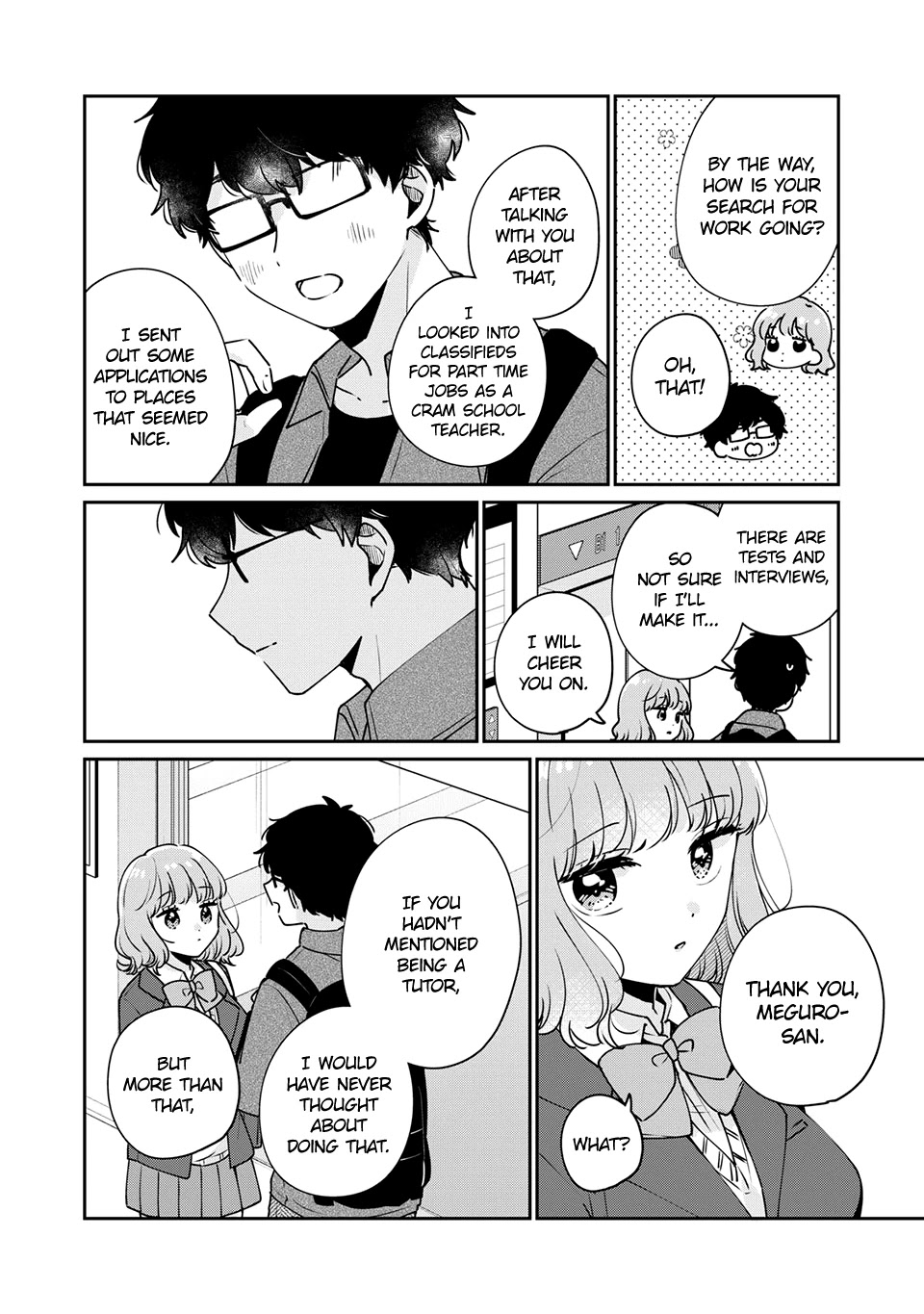 It's Not Meguro-san's First Time Chapter 49 page 11 - Chapter 49: If you can take that step
