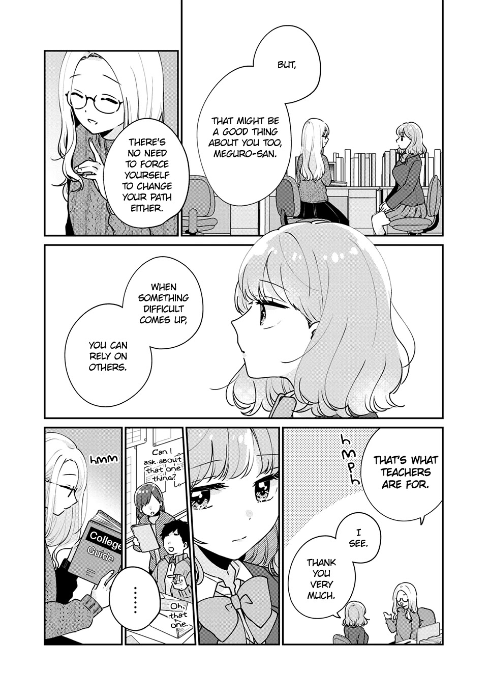 It's Not Meguro-san's First Time Chapter 49 page 4 - Chapter 49: If you can take that step