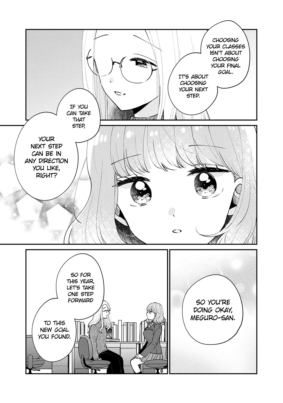 It's Not Meguro-san's First Time Chapter 49 page 8 - Chapter 49: If you can take that step