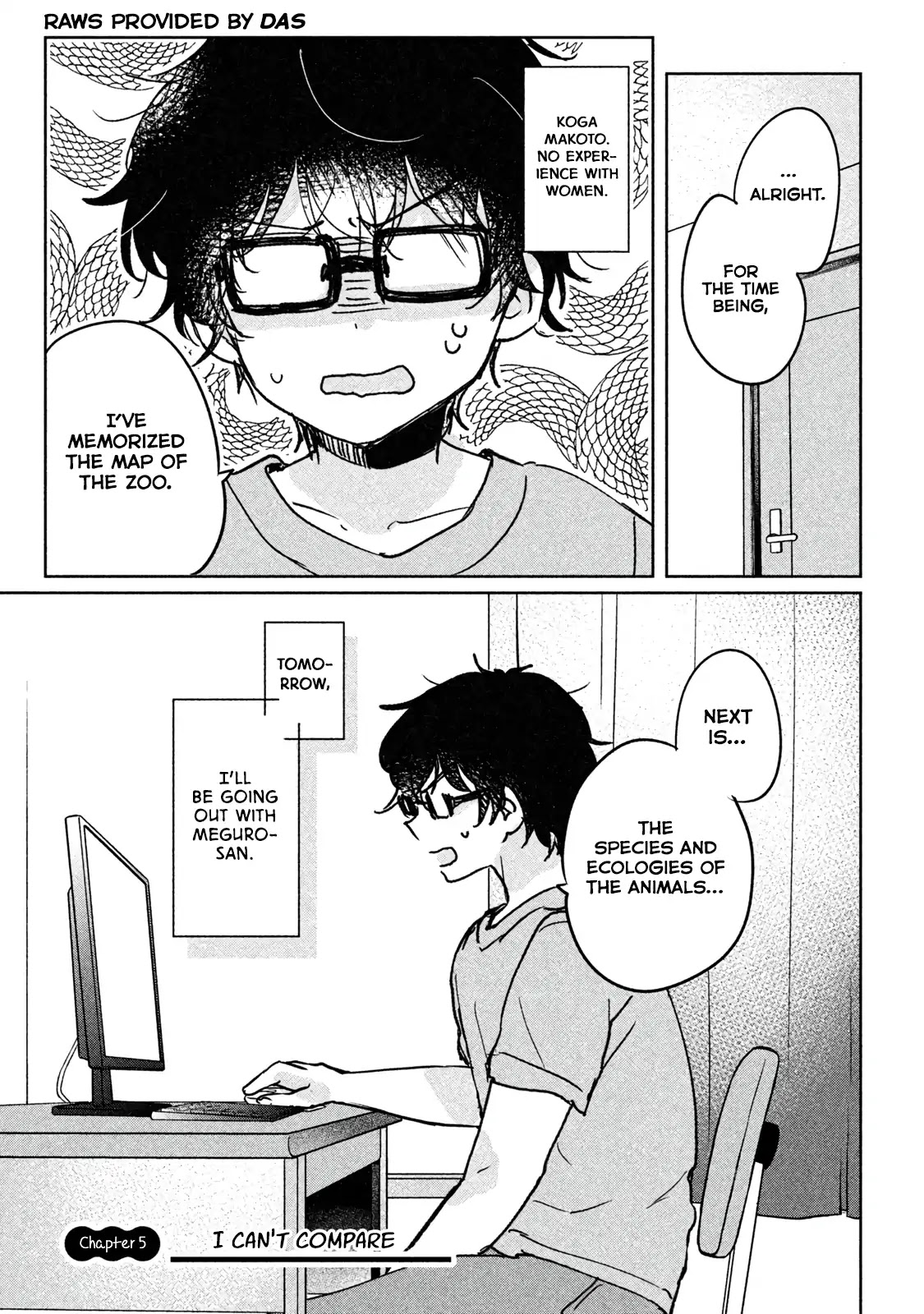 It's Not Meguro-san's First Time Chapter 5 page 1 - Chapter 5: I Can't Compare