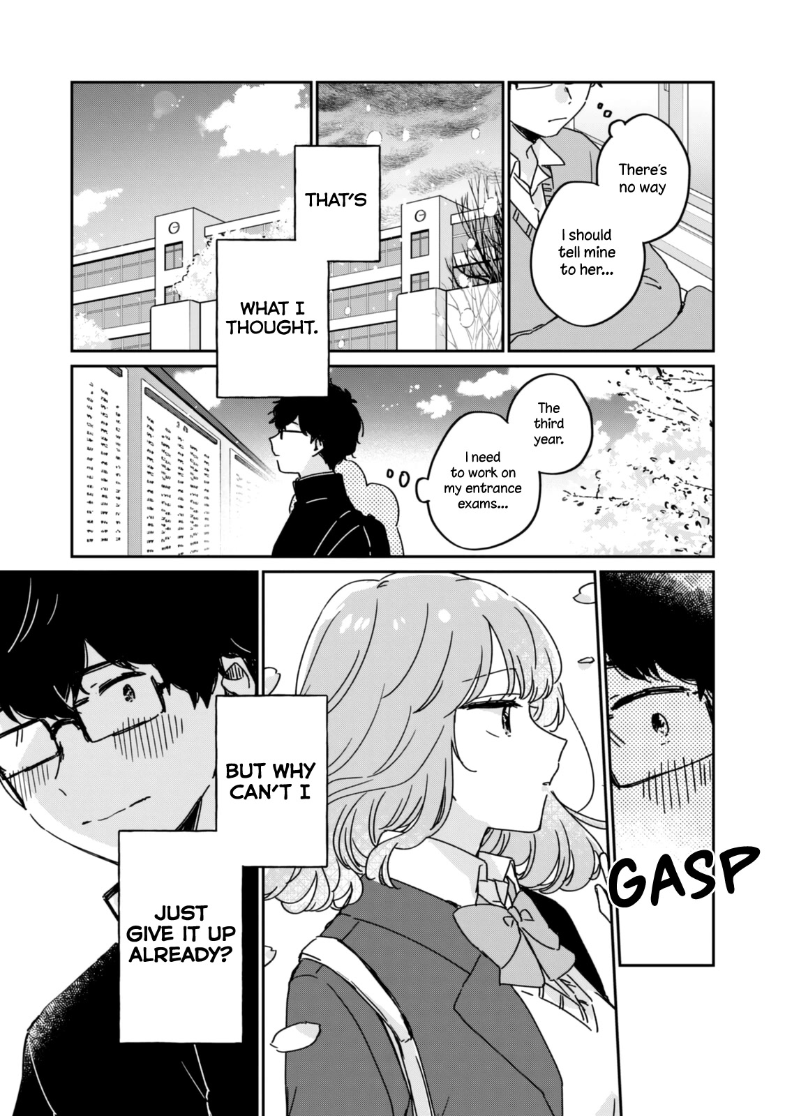 It's Not Meguro-san's First Time Chapter 51.5 page 12 - Chapter 51.5: Probably not destiny