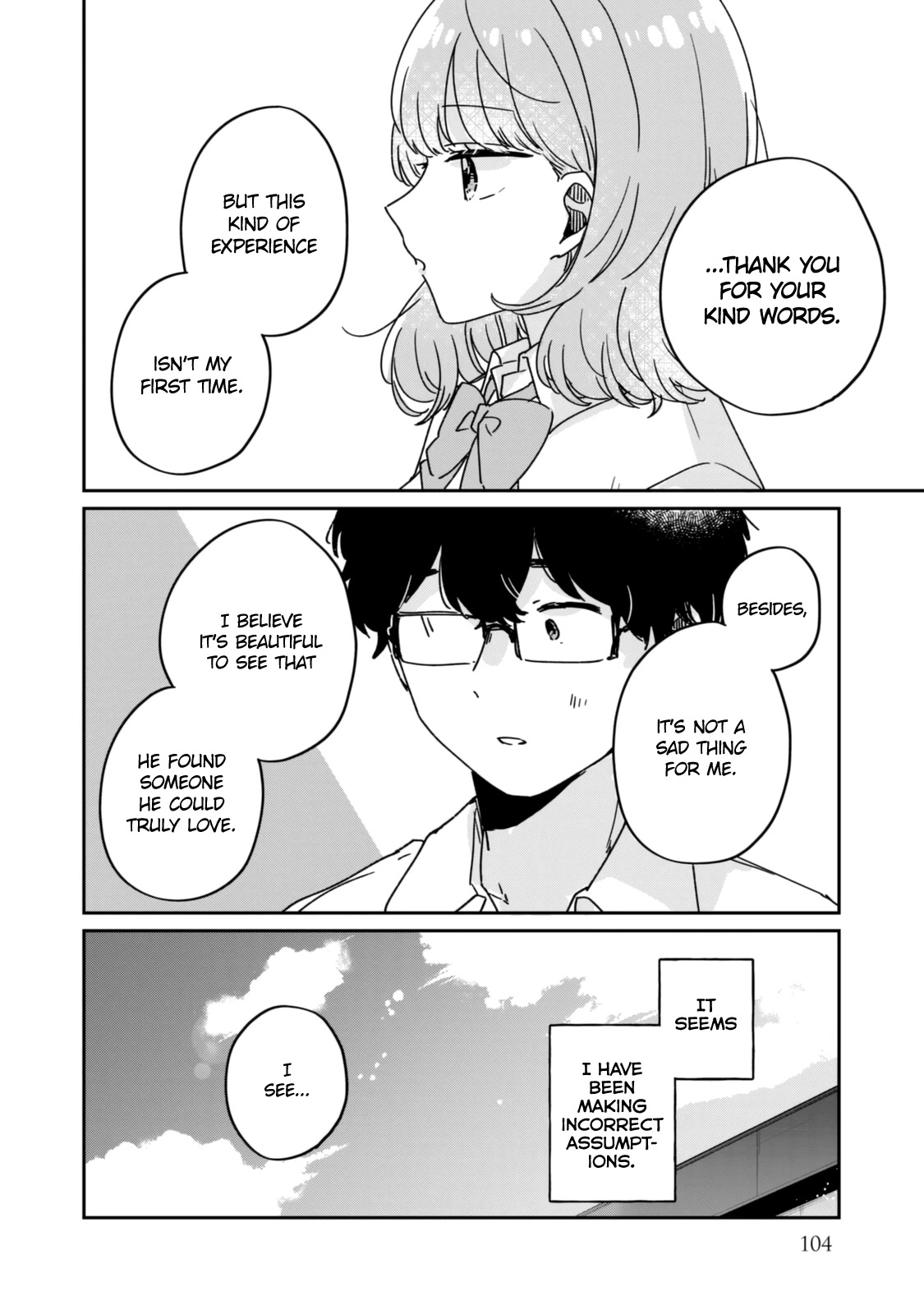 It's Not Meguro-san's First Time Chapter 51.5 page 9 - Chapter 51.5: Probably not destiny