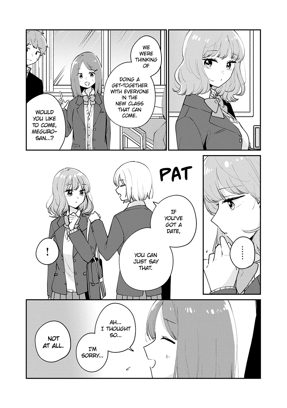 It's Not Meguro-san's First Time Chapter 52 page 11 - Chapter 52: With just anyone