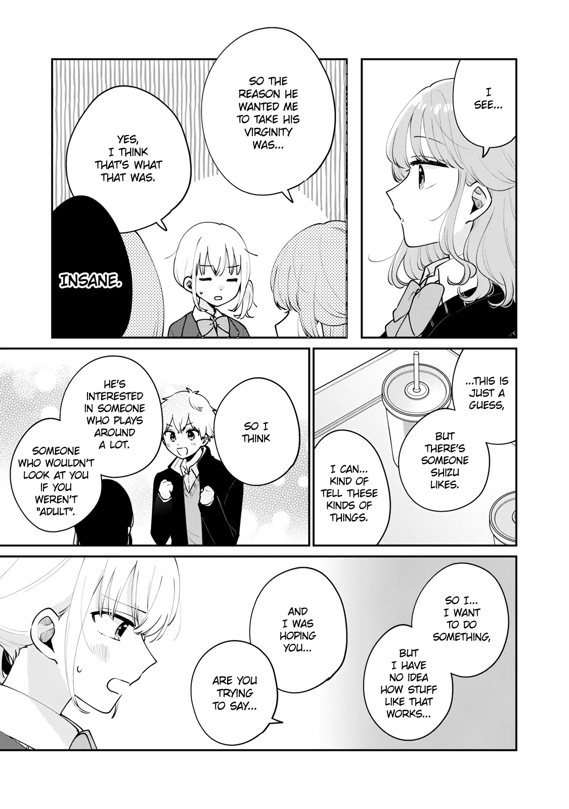 It's Not Meguro-san's First Time Chapter 54 page 12 - Chapter 54: Difficult to see