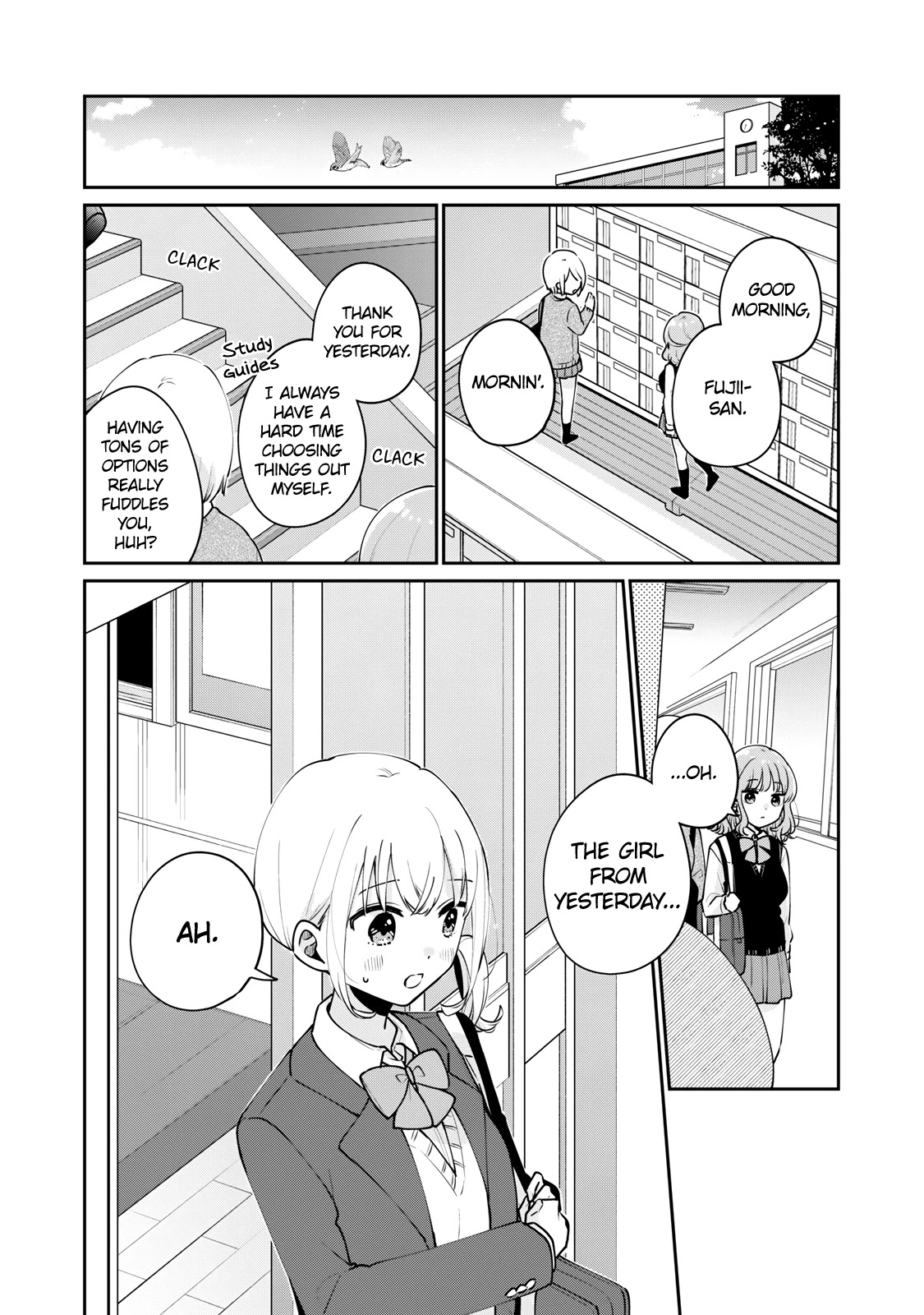 It's Not Meguro-san's First Time Chapter 54 page 6 - Chapter 54: Difficult to see