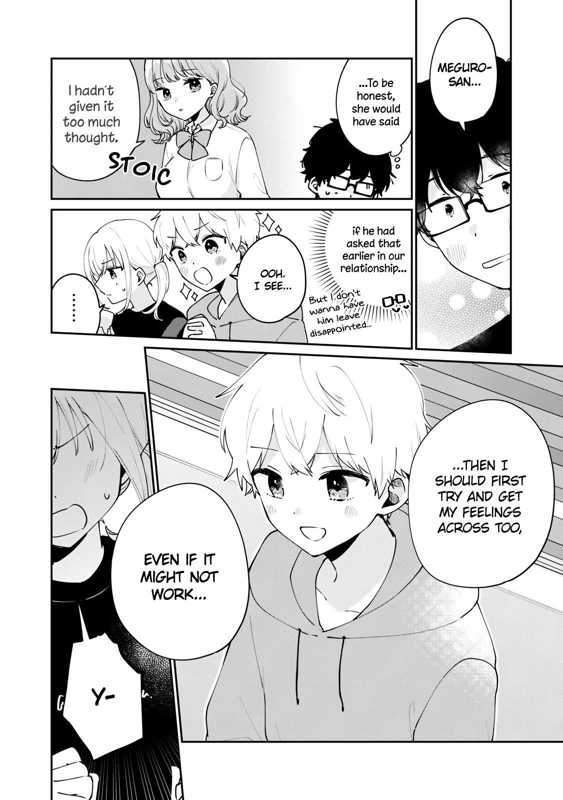 It's Not Meguro-san's First Time Chapter 55 page 13 - Chapter 55: Getting excited over it