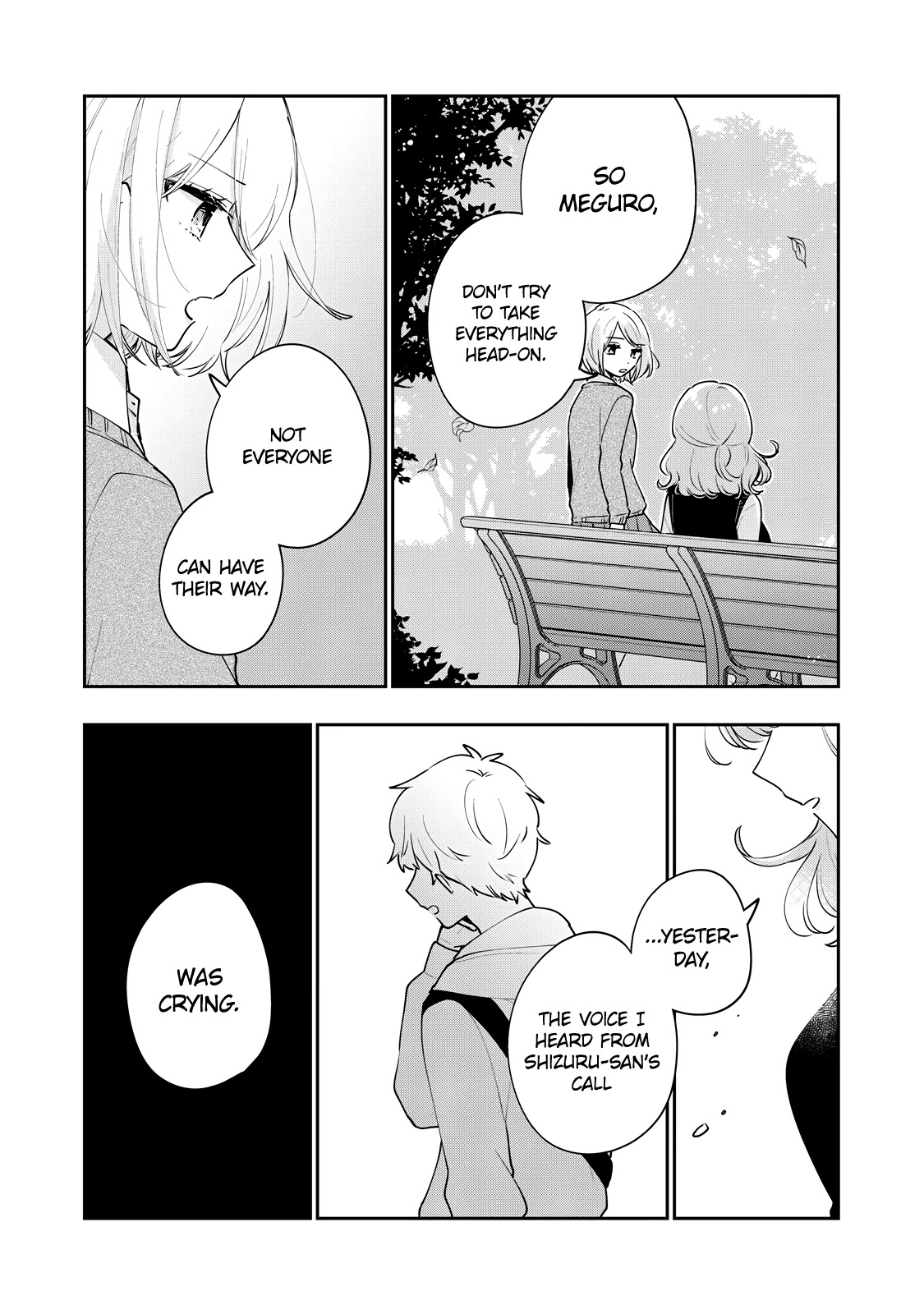 It's Not Meguro-san's First Time Chapter 58 page 12 - Chapter 58: Blinding gleam and the heavy weight