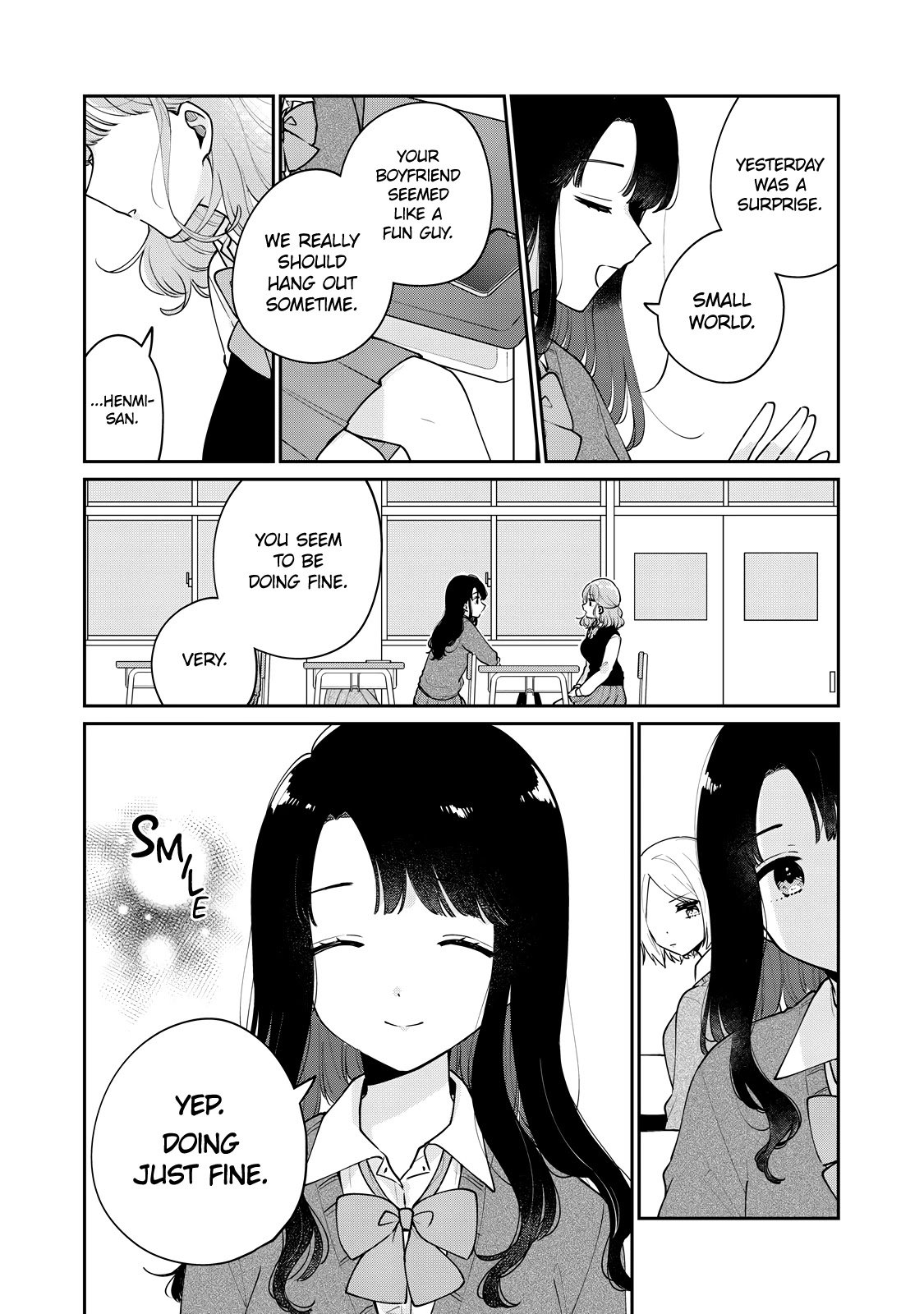 It's Not Meguro-san's First Time Chapter 58 page 3 - Chapter 58: Blinding gleam and the heavy weight