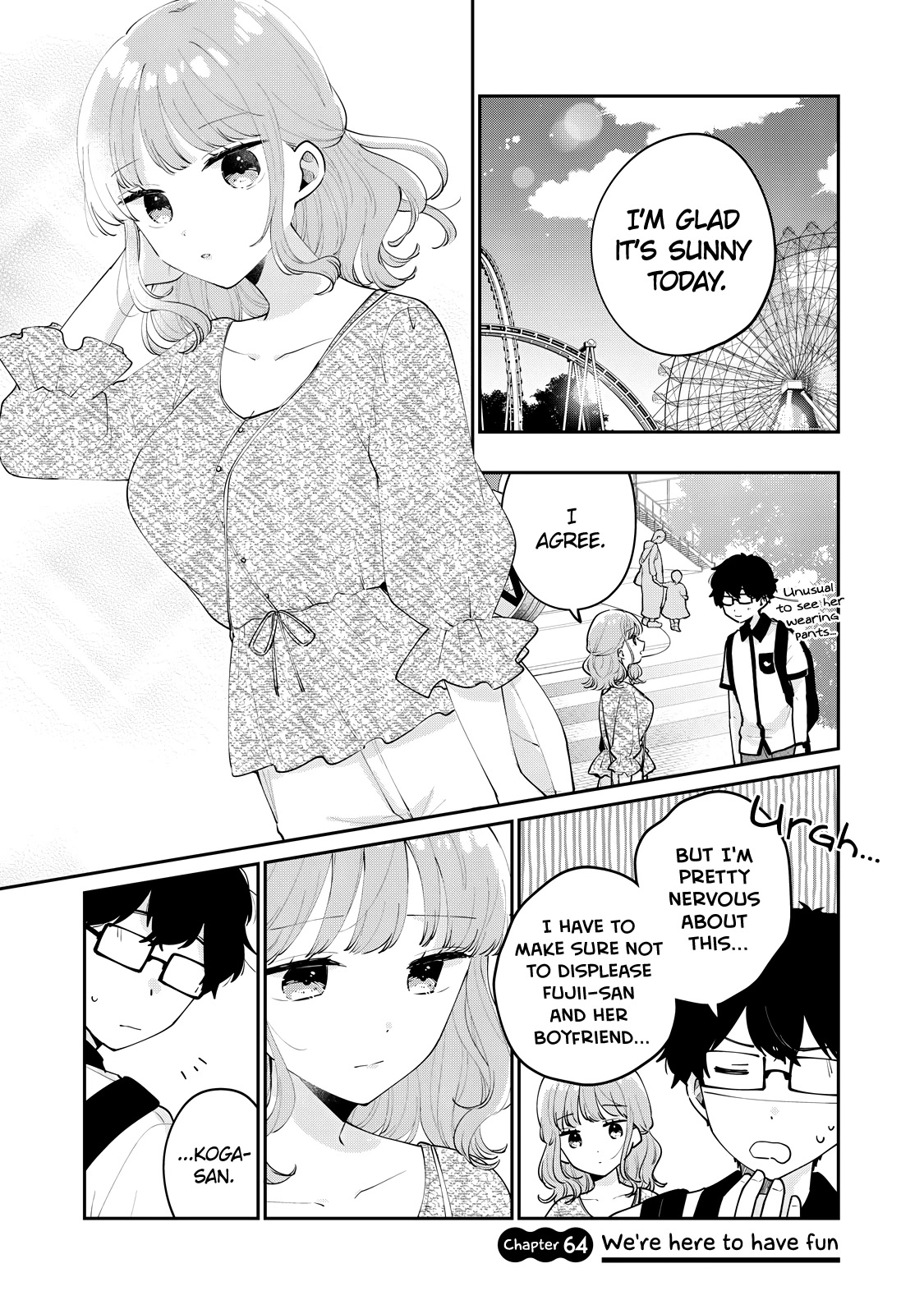 It's Not Meguro-san's First Time Chapter 64 page 2 - Chapter 64: We're here to have fun