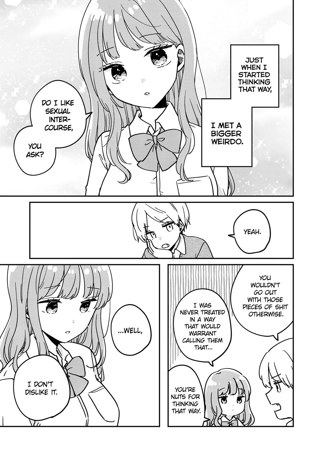 It's Not Meguro-san's First Time Chapter 65.5 page 8 - Chapter 65.5: Ought to make him unhappy