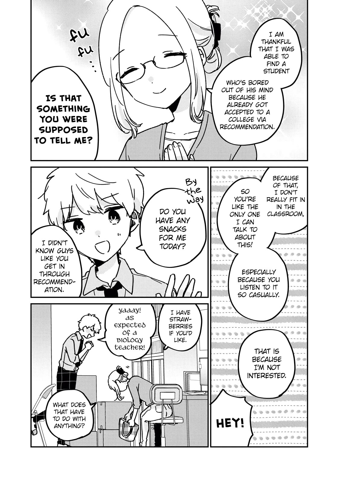 It's Not Meguro-san's First Time Chapter 71.5 page 5 - Chapter 71.5: A strawberry is a strawberry