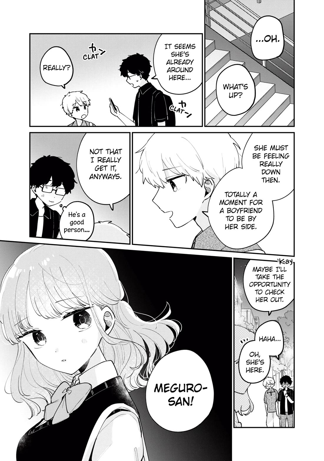 It's Not Meguro-san's First Time Chapter 73 page 14 - Chapter 73: What she needs by her side now